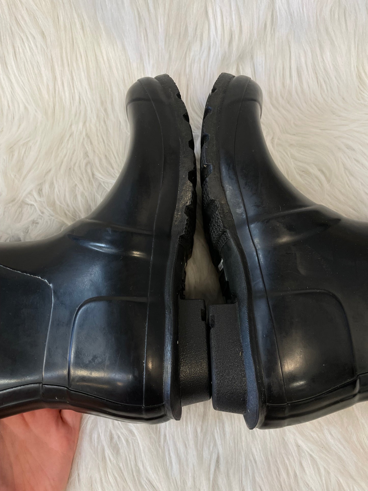 Boots Rain By Hunter In Black, Size: 10