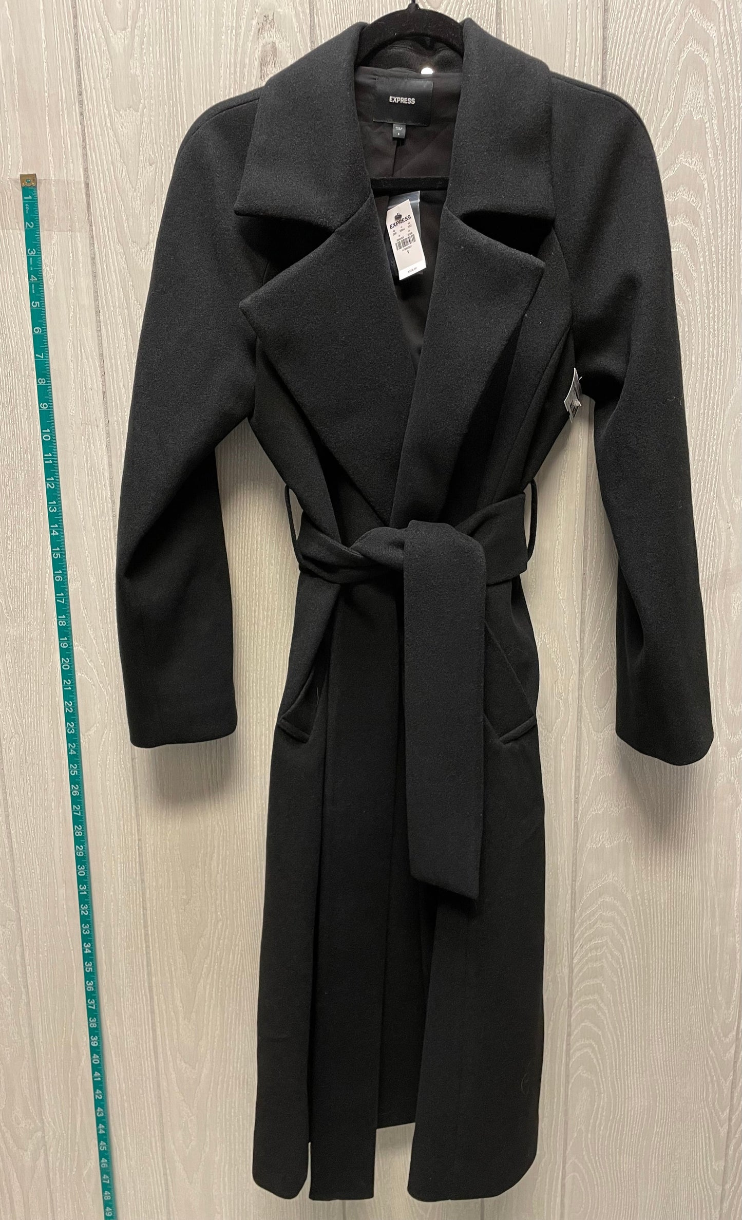 Coat Peacoat By Express In Black, Size: S