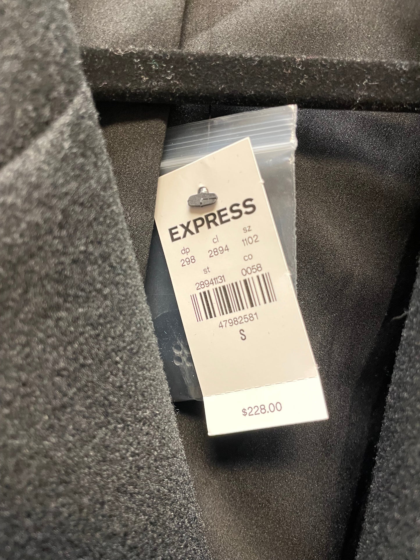 Coat Peacoat By Express In Black, Size: S