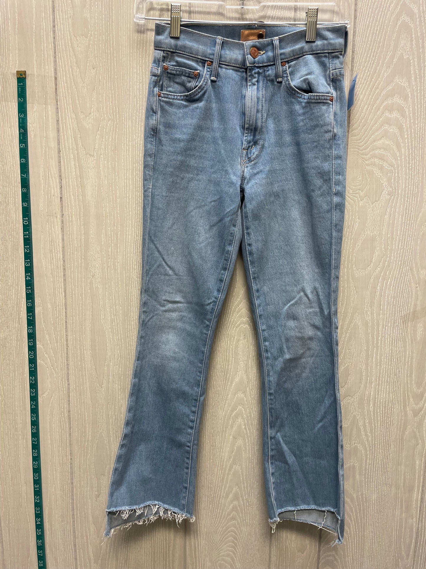 Jeans Straight By Mother Jeans In Blue Denim, Size: 0p