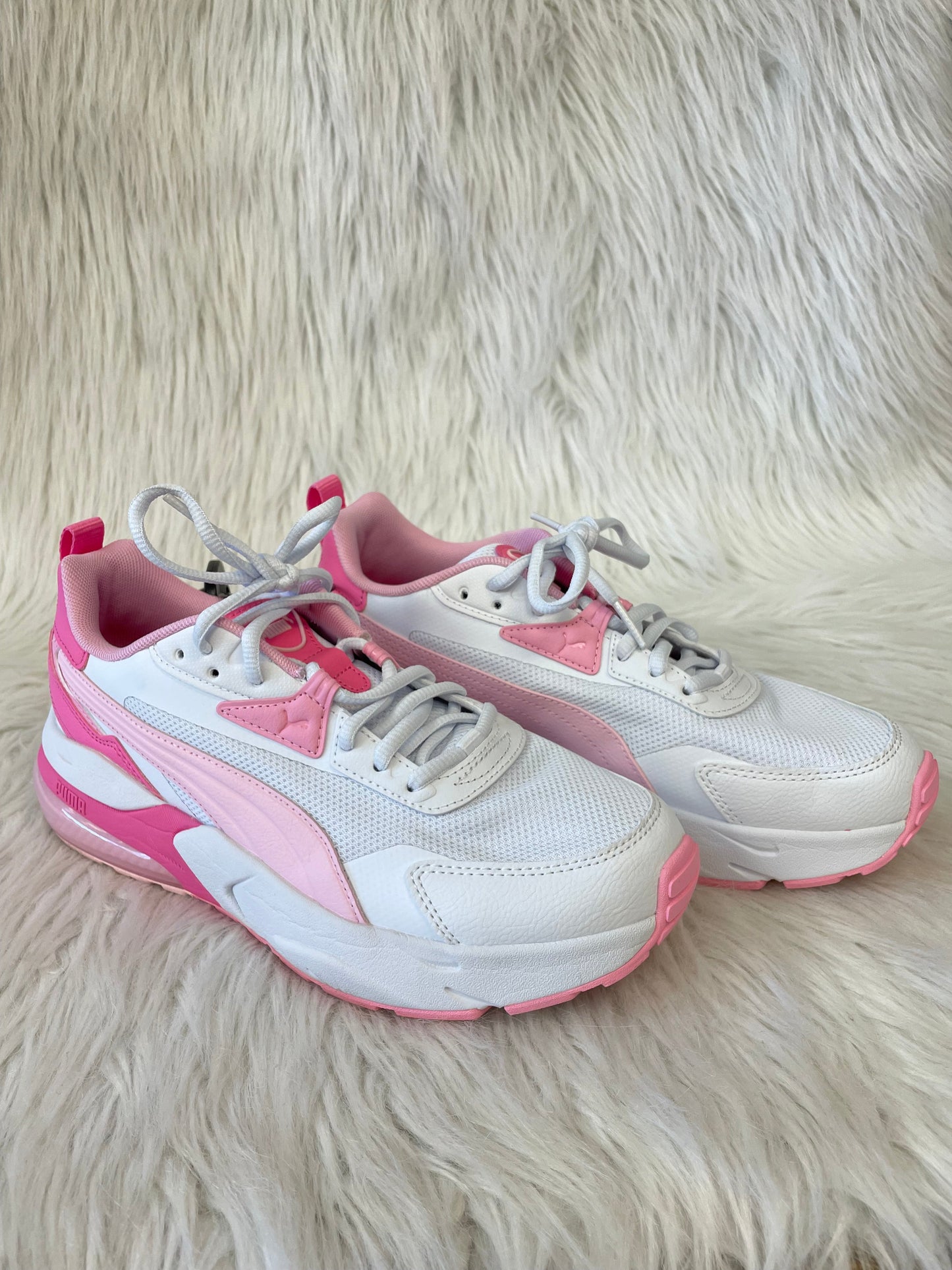 Shoes Athletic By Puma In Pink & White, Size: 8.5