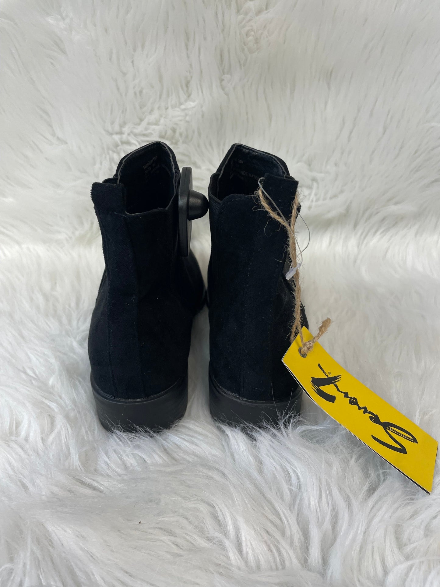 Boots Ankle Heels By Seven 7 In Black, Size: 8