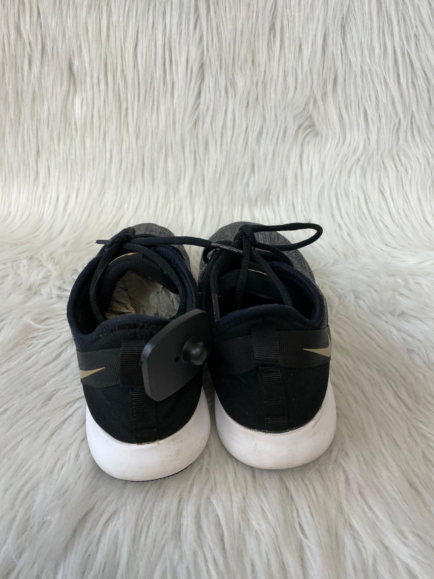 Shoes Athletic By Nike In Black & Gold, Size: 8