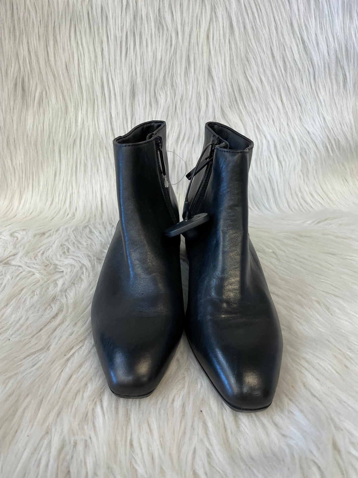 Boots Ankle Heels By Calvin Klein In Black, Size: 7.5