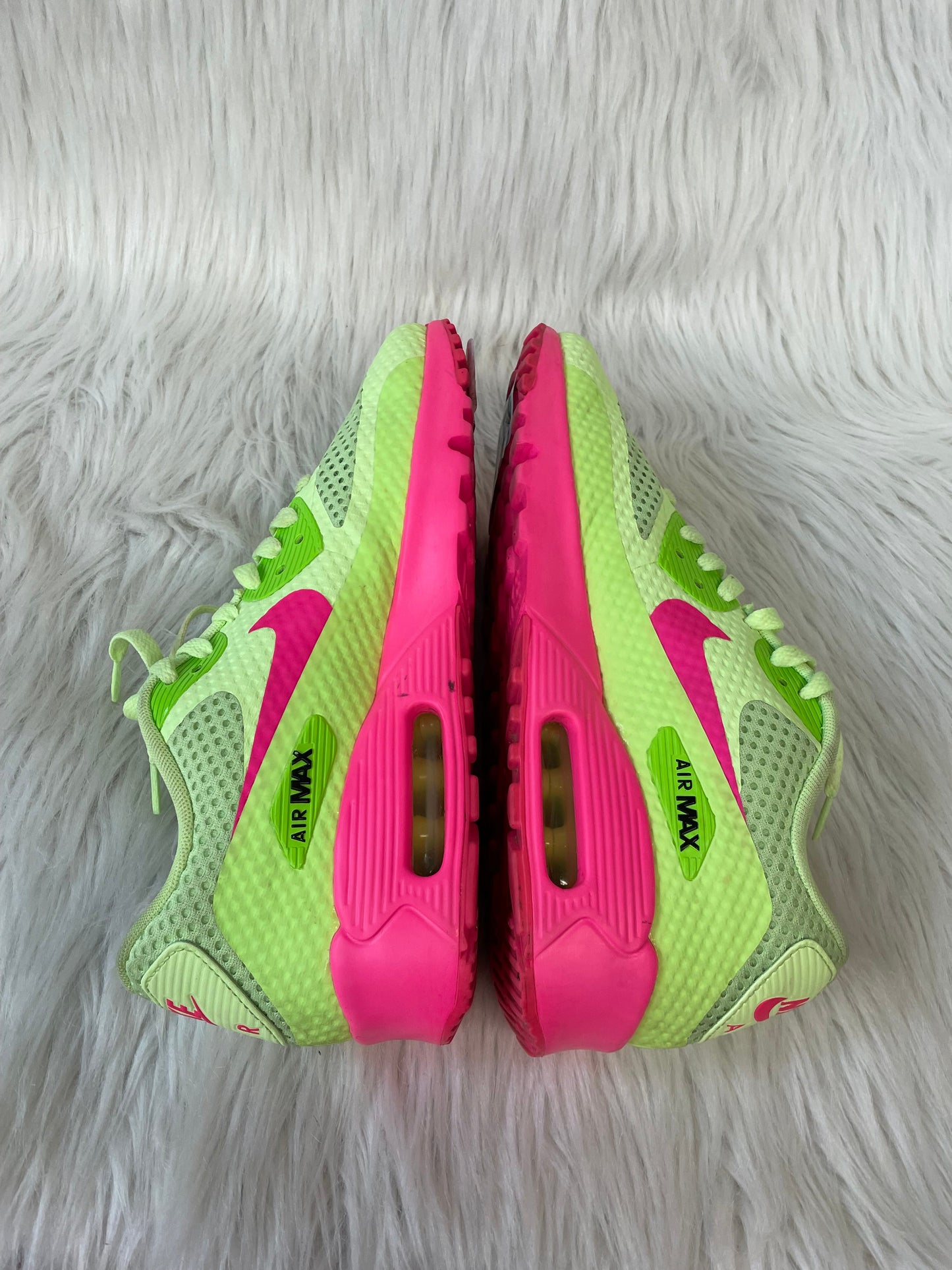 Shoes Athletic By Nike In Green & Pink, Size: 8