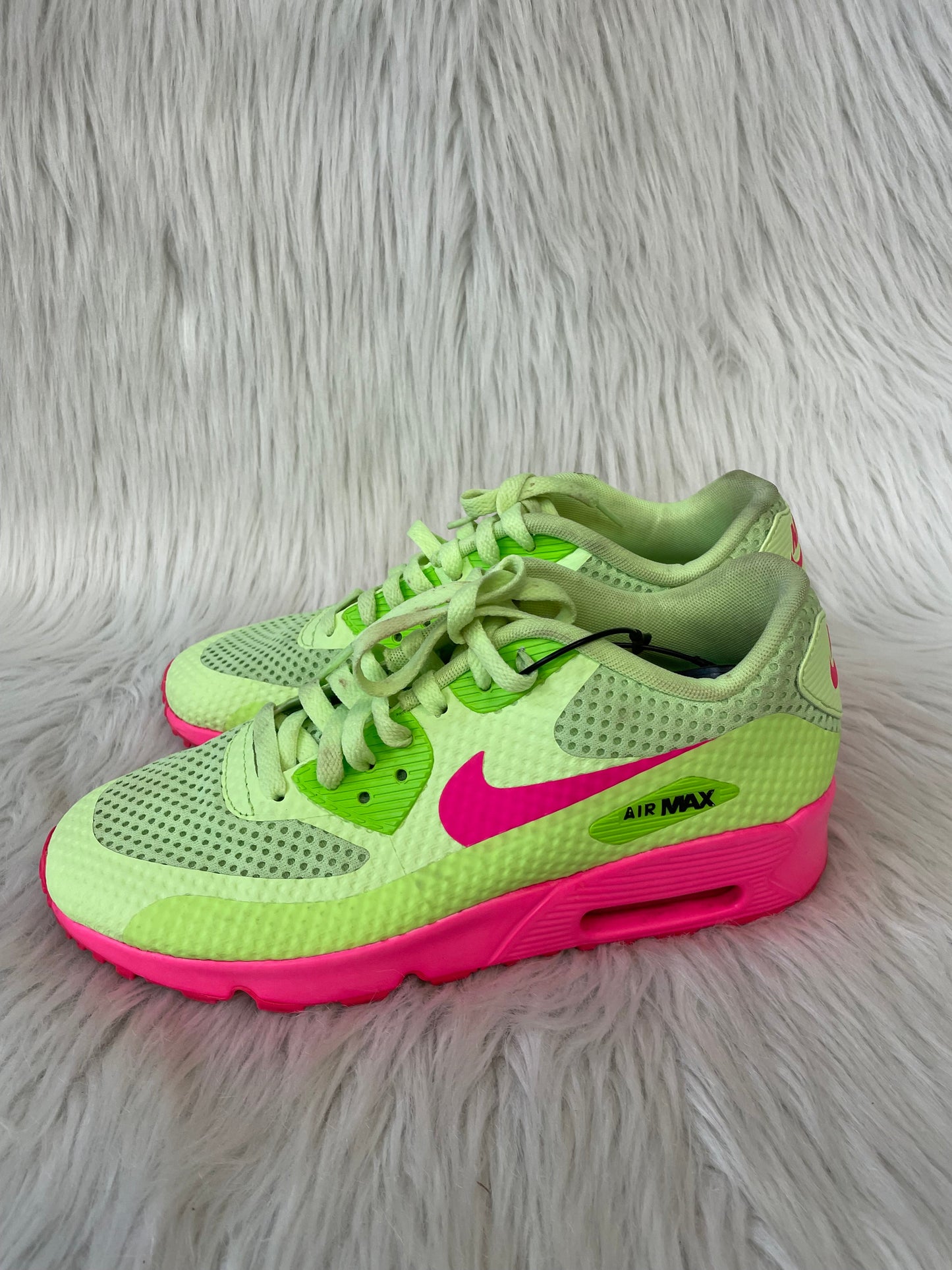 Shoes Athletic By Nike In Green & Pink, Size: 8