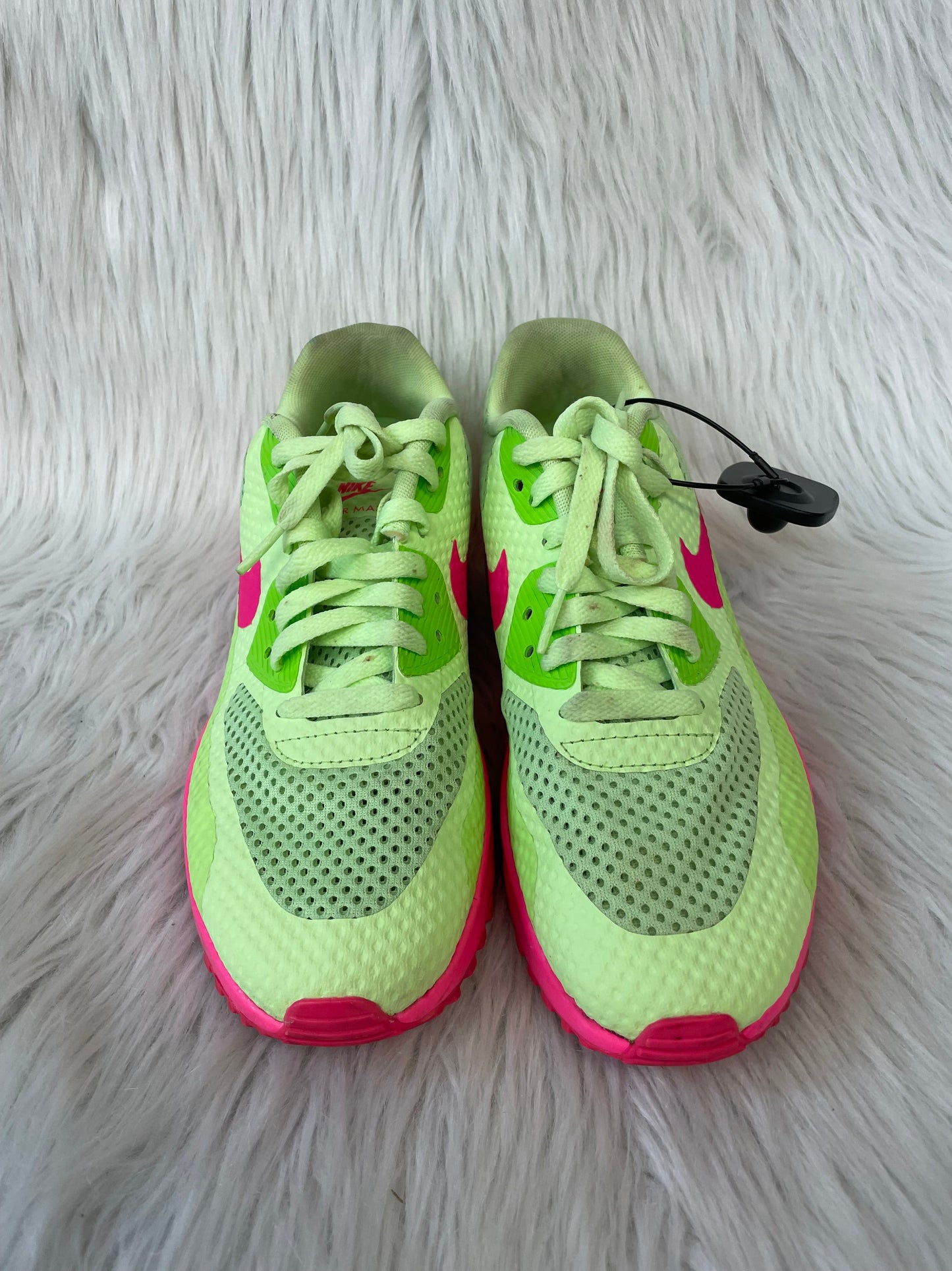 Shoes Athletic By Nike In Green & Pink, Size: 8