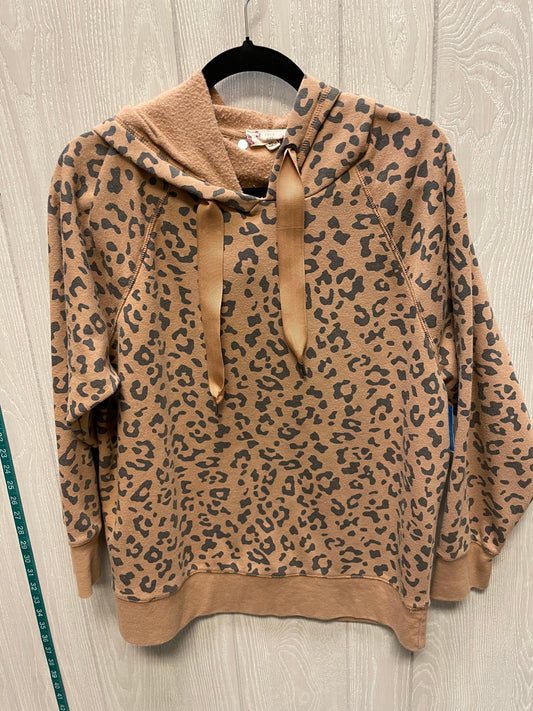 Sweatshirt Hoodie By Hippie Rose In Animal Print, Size: Xl