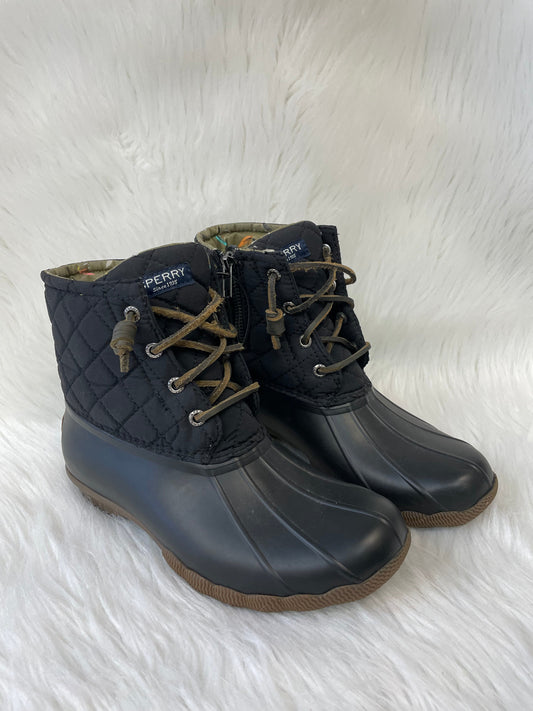 Boots Rain By Sperry In Black, Size: 6