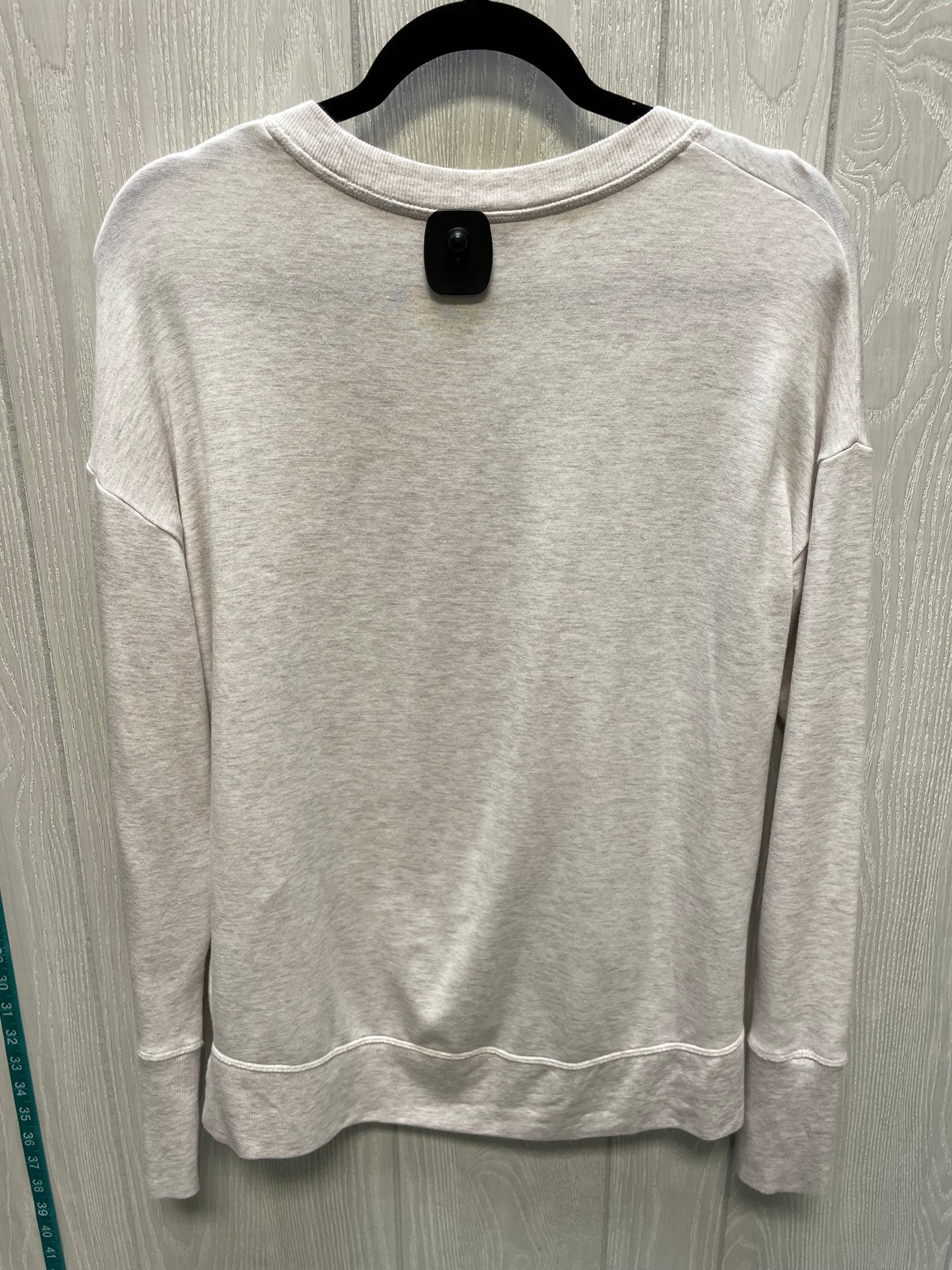 Top Long Sleeve By Athleta In Cream, Size: Xs