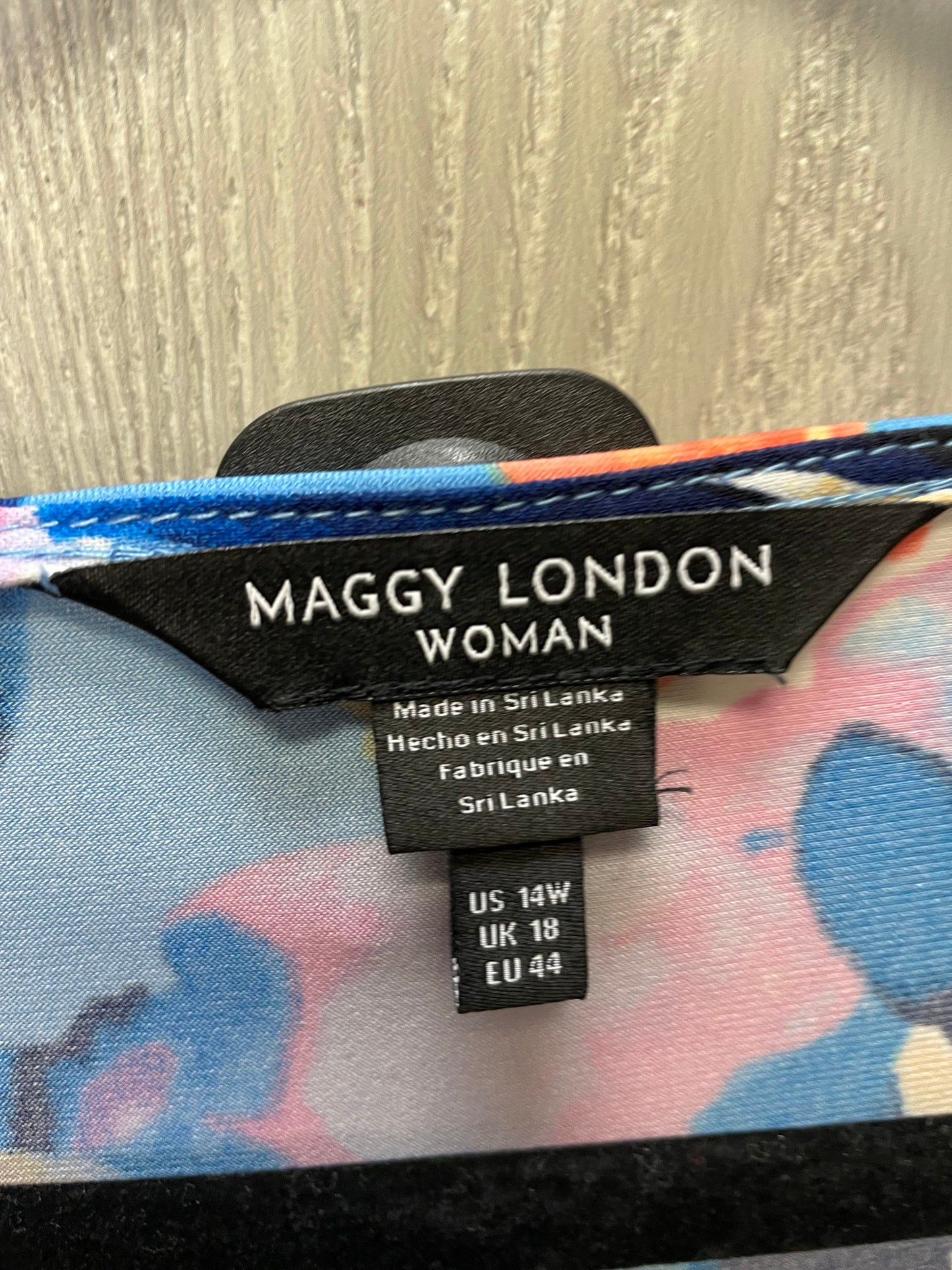 Dress Casual Short By Maggy London In Multi-colored, Size: Xl