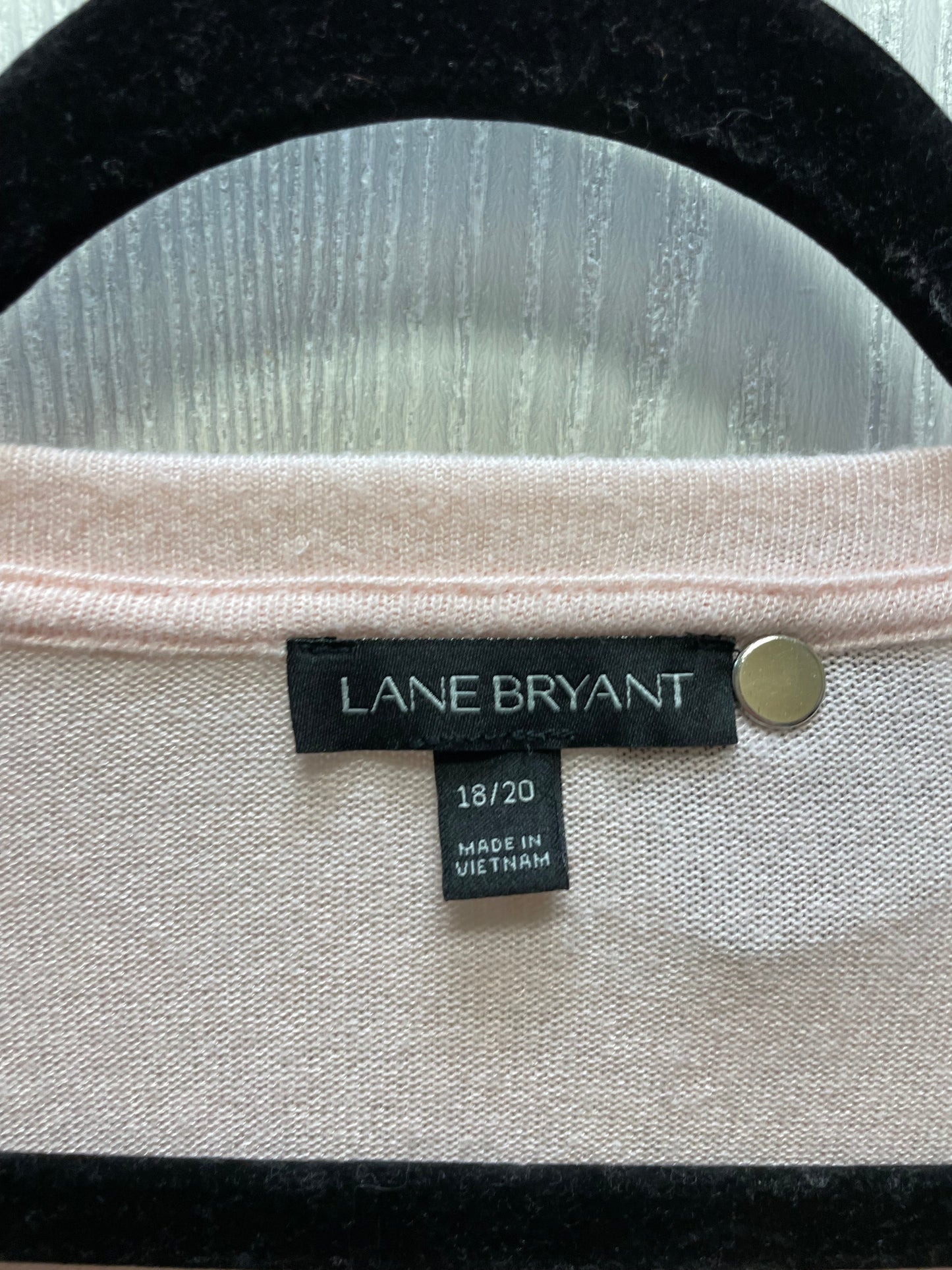 Top Long Sleeve By Lane Bryant In Pink, Size: 1x