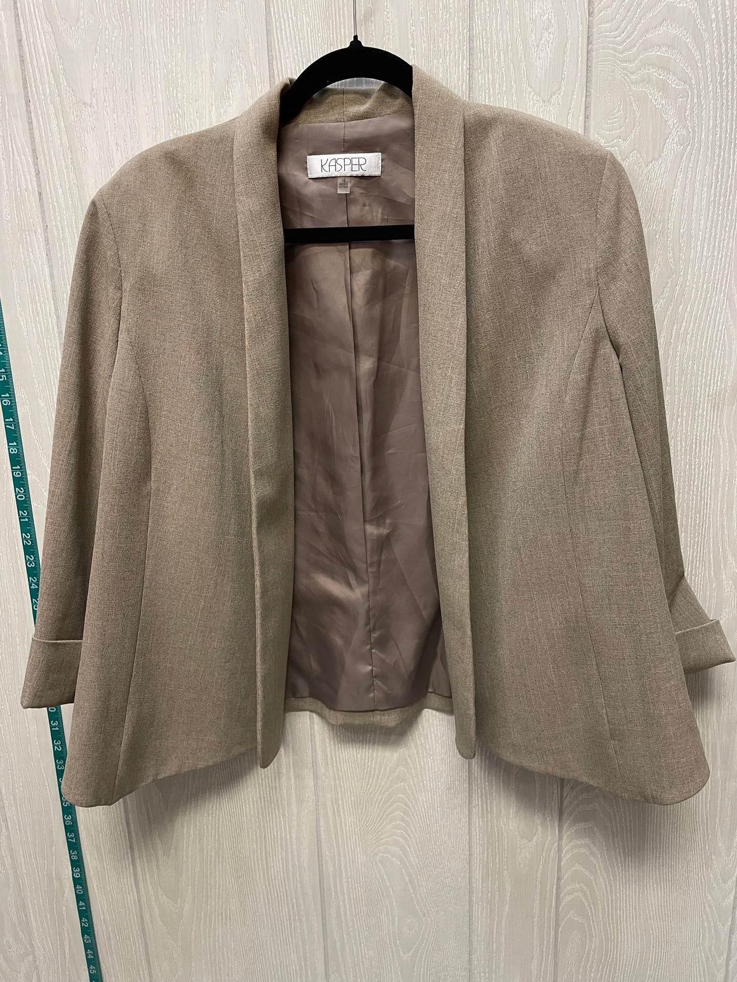 Blazer By Kasper In Grey, Size: Xl