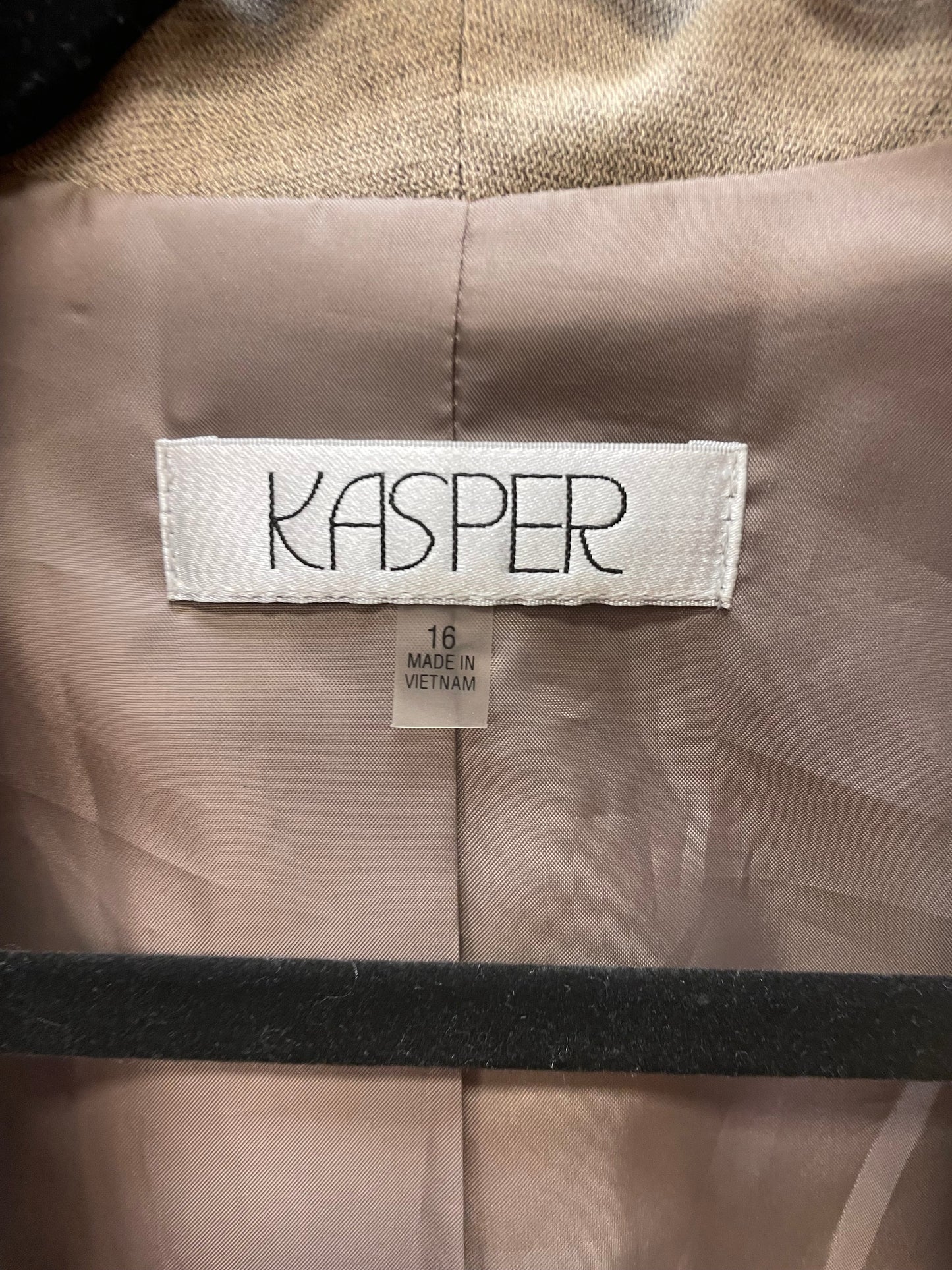 Blazer By Kasper In Grey, Size: Xl