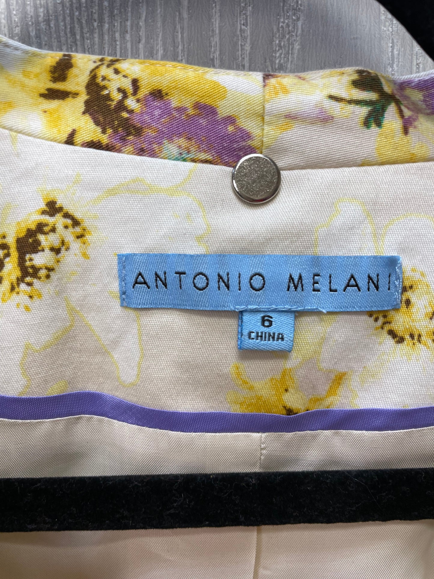 Blazer By Antonio Melani In Floral Print, Size: S