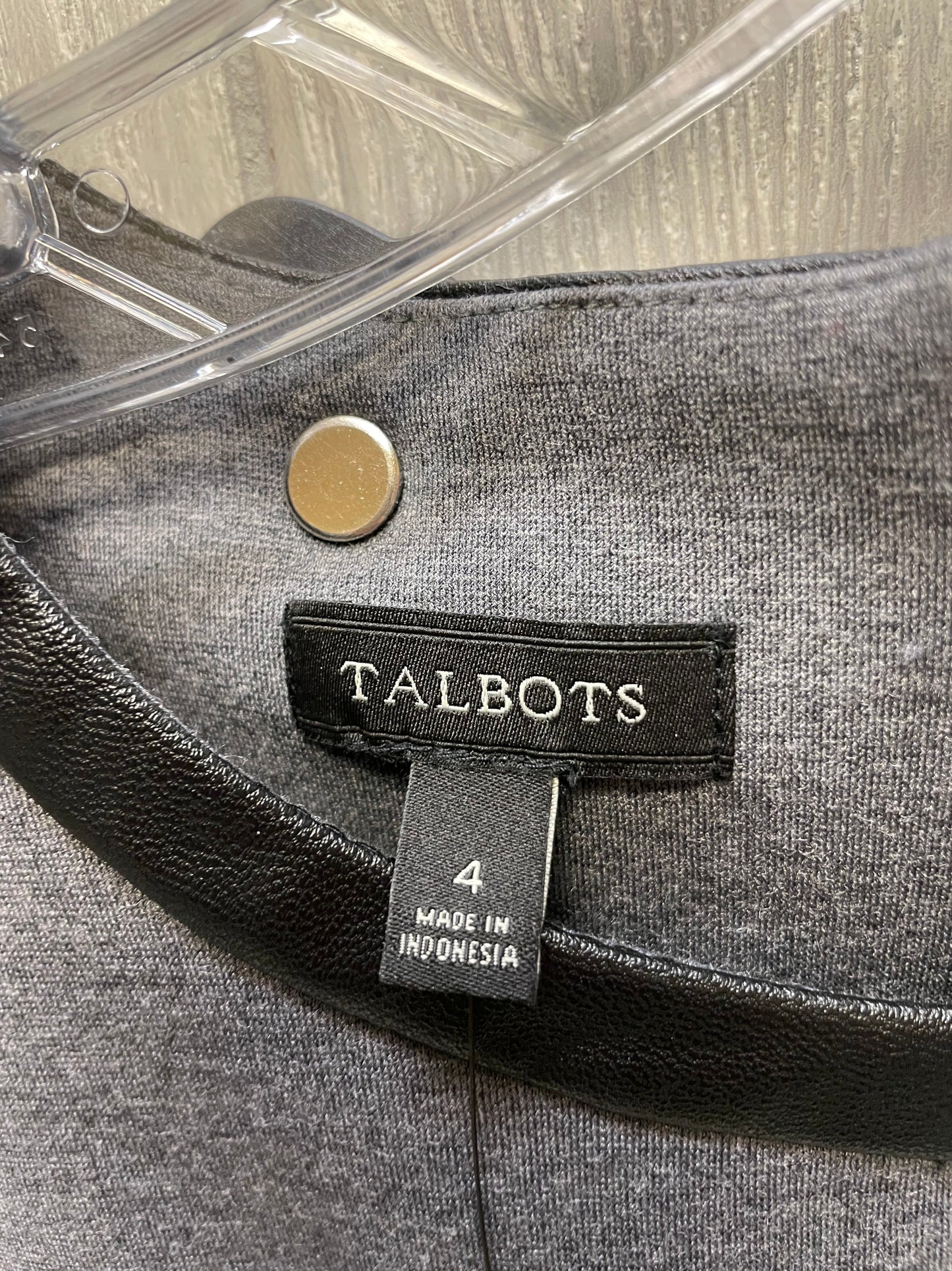 Dress Work By Talbots In Grey, Size: S