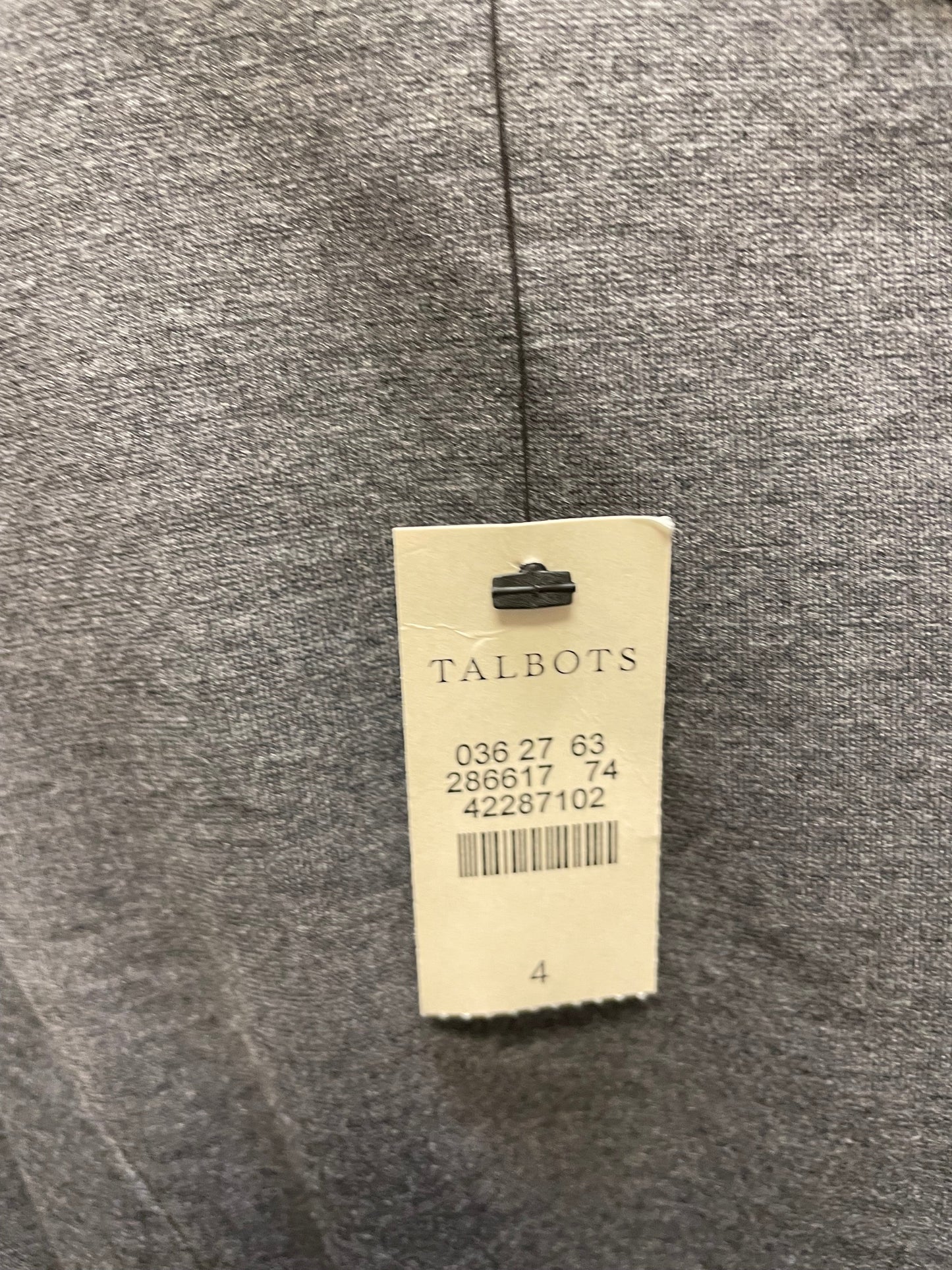 Dress Work By Talbots In Grey, Size: S