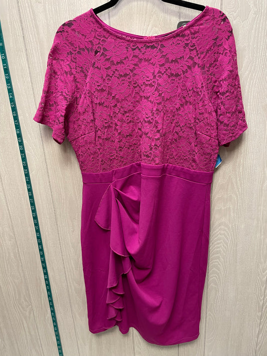 Dress Work By Clothes Mentor In Purple, Size: 1x