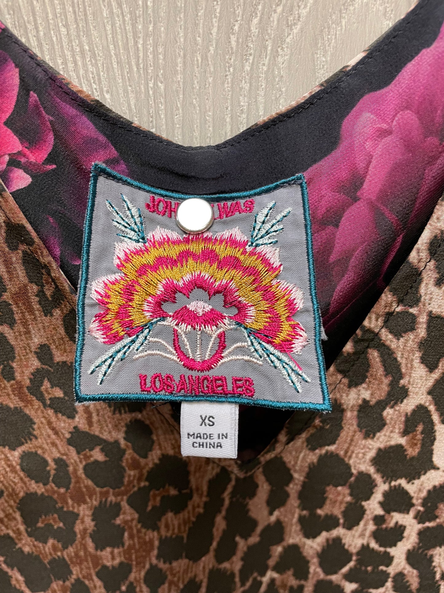 Blouse Sleeveless By Johnny Was In Animal Print, Size: Xs