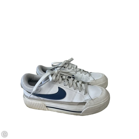 Shoes Athletic By Nike In Blue & White, Size: 7