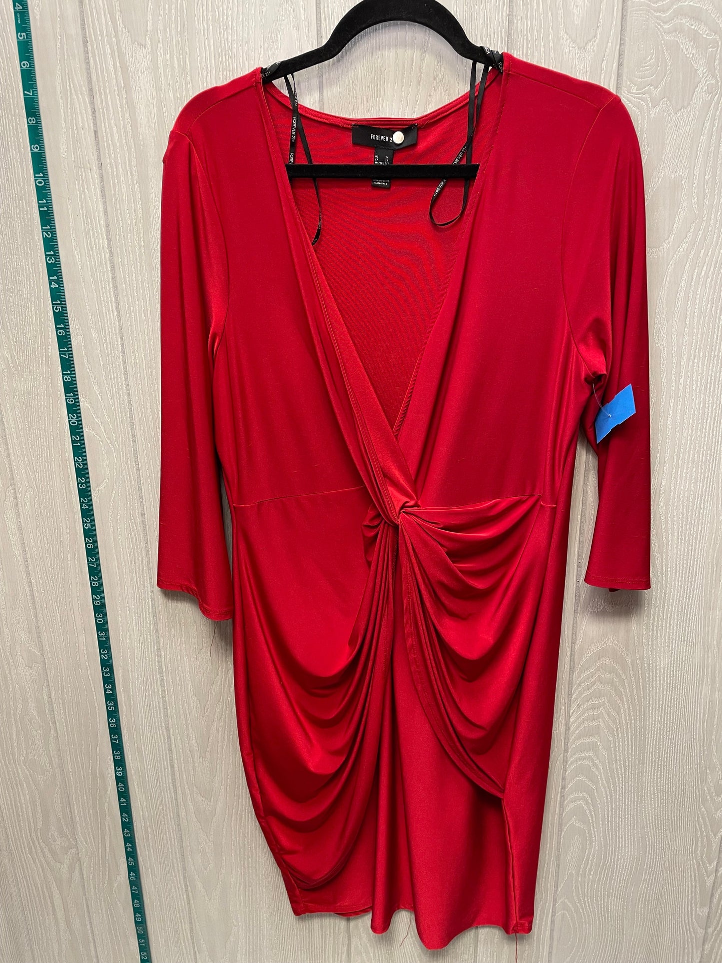 Dress Party Short By Forever 21 In Red, Size: 2x