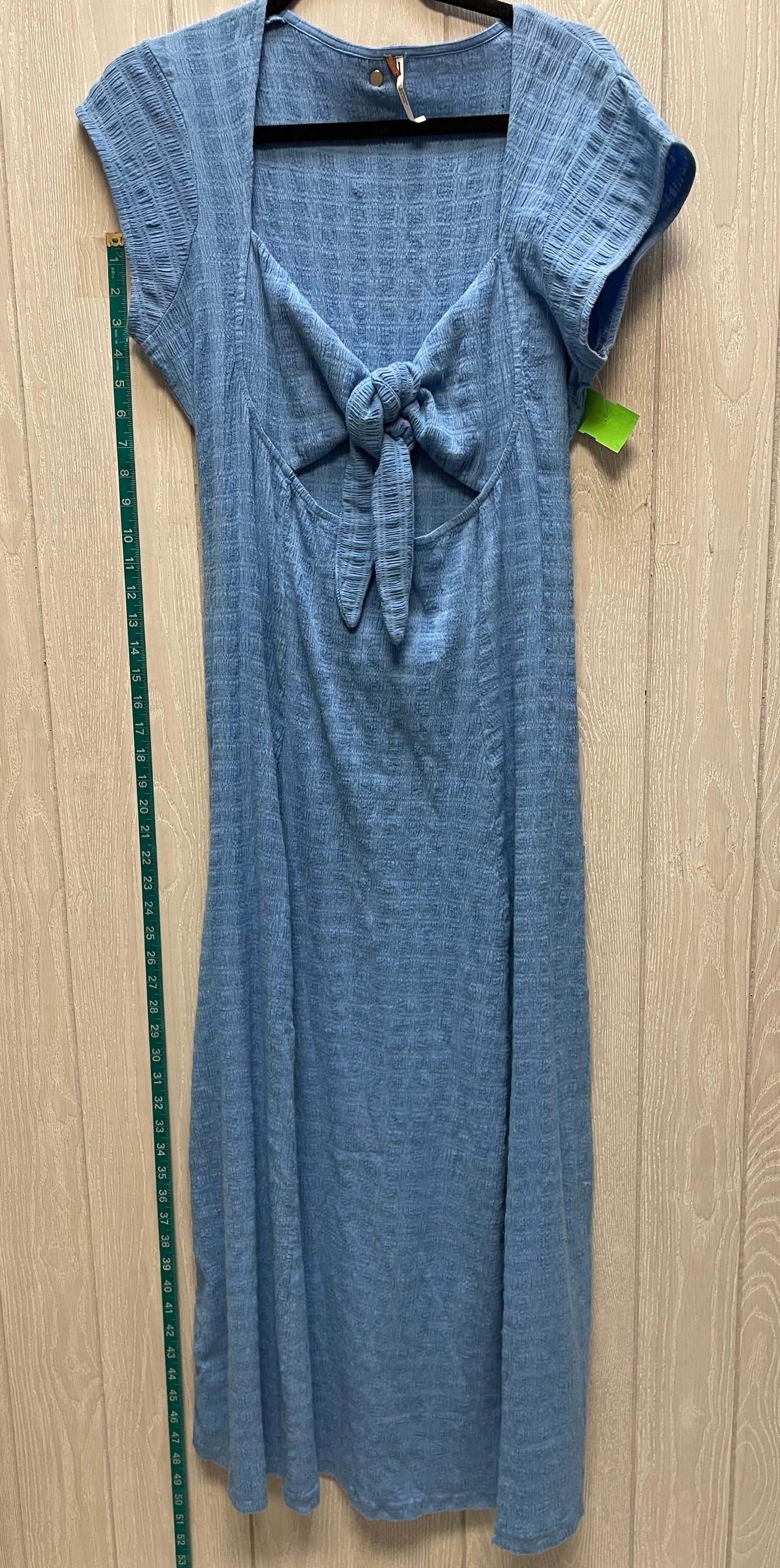 Dress Casual Midi By Free People In Blue, Size: L