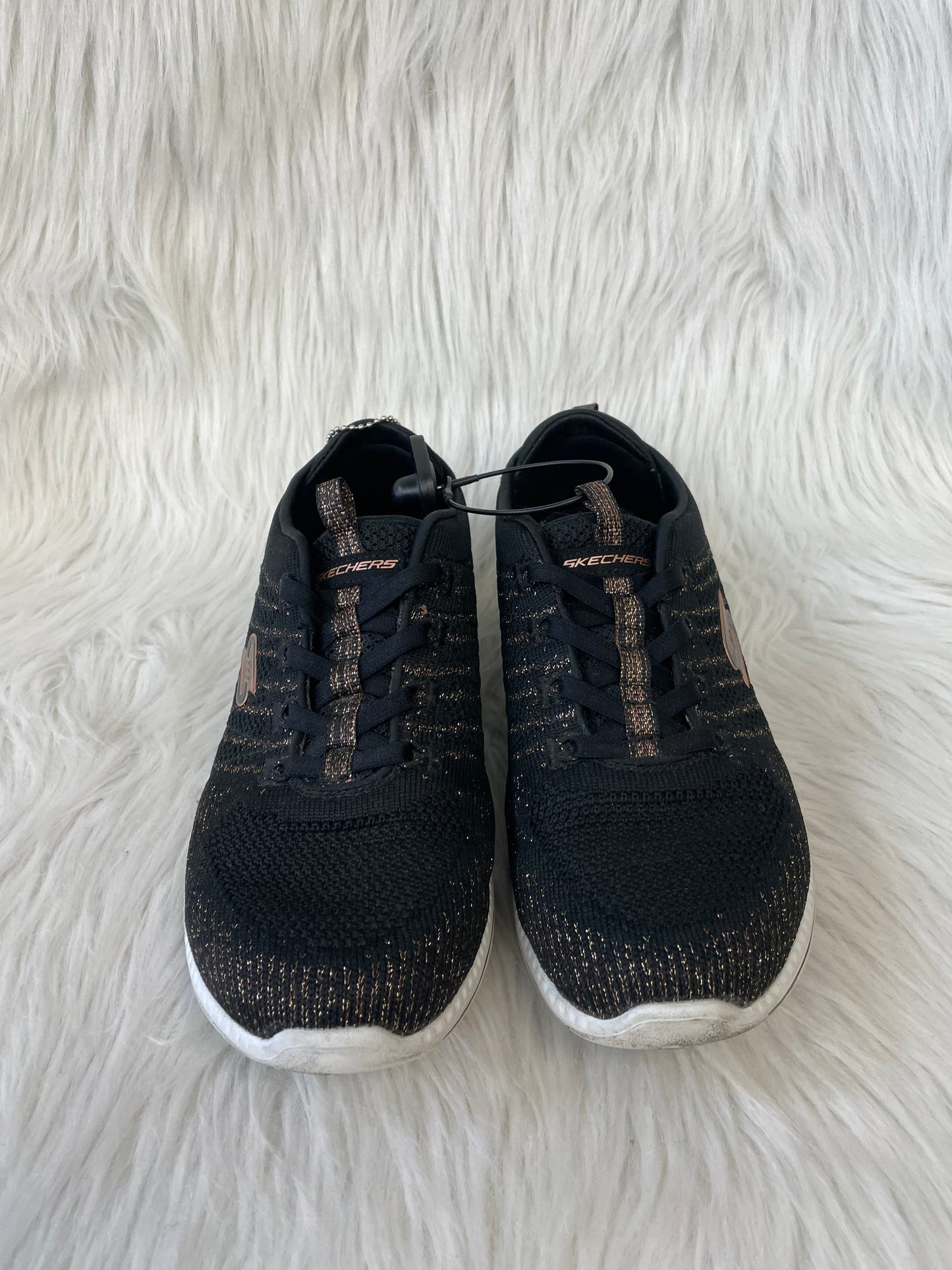 Black Shoes Athletic Skechers, Size 7