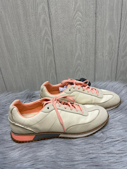 Pink & Tan Shoes Sneakers Sperry, Size 9