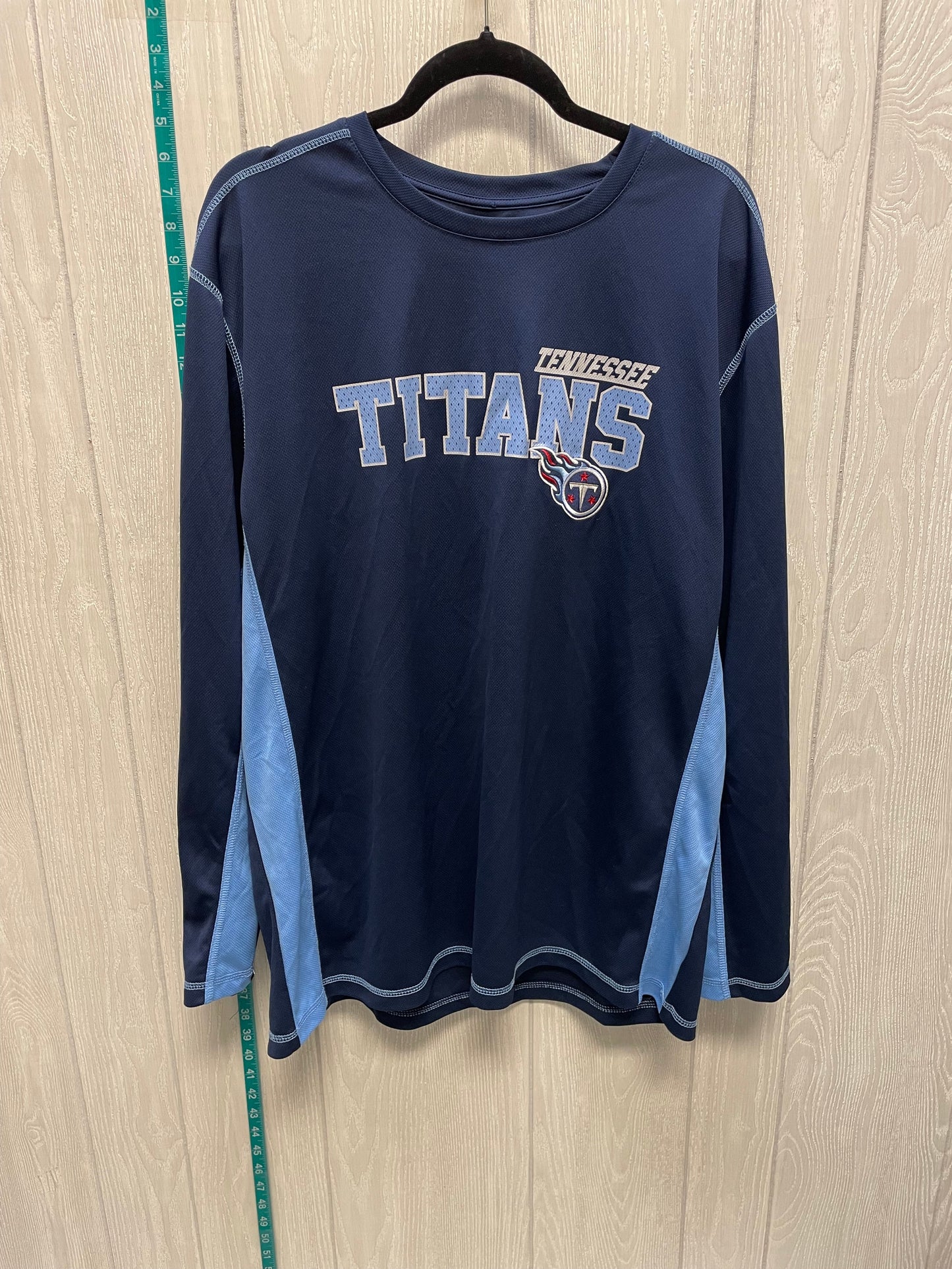 Blue Top Long Sleeve Nfl, Size 2x