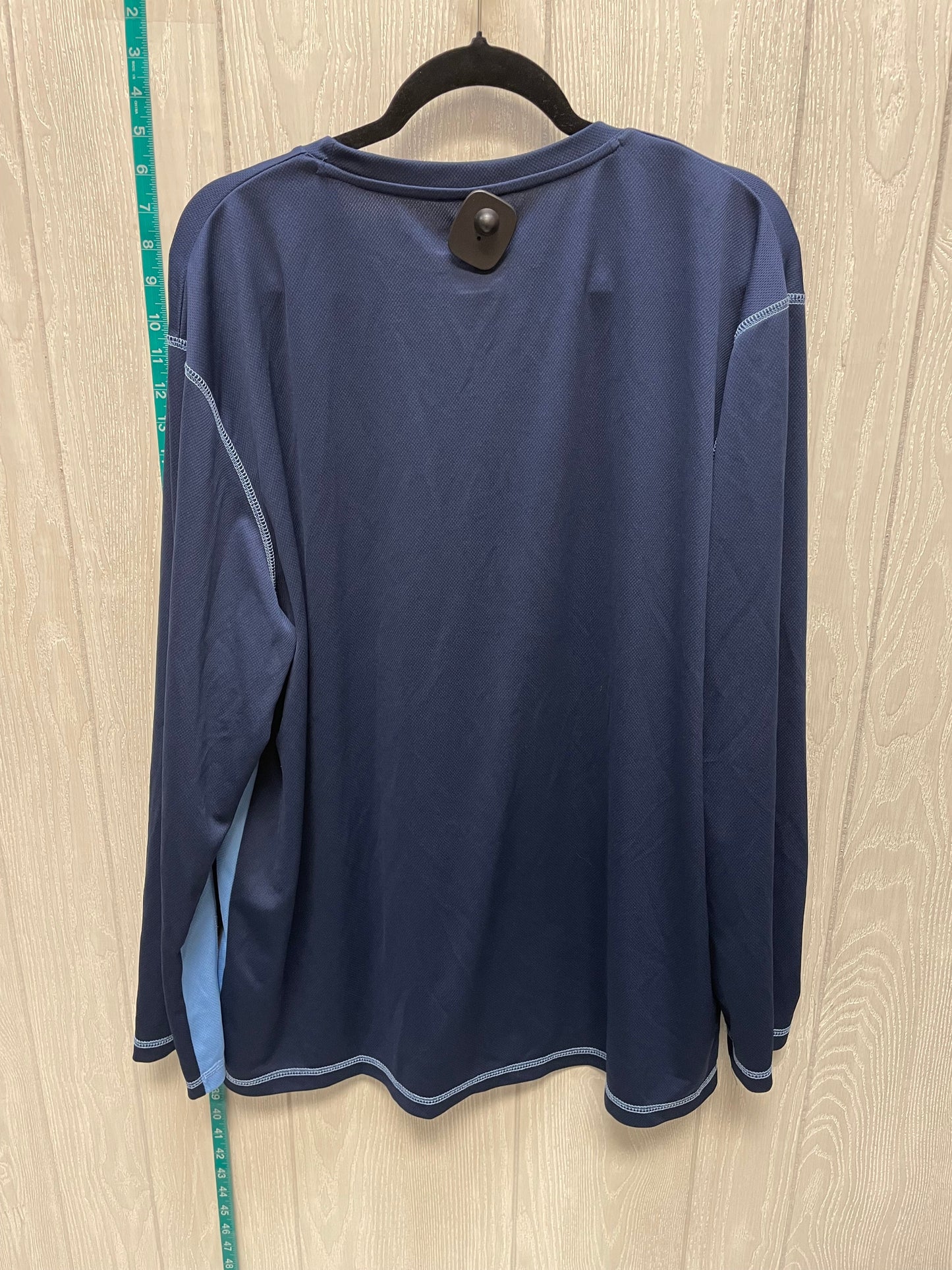 Blue Top Long Sleeve Nfl, Size 2x