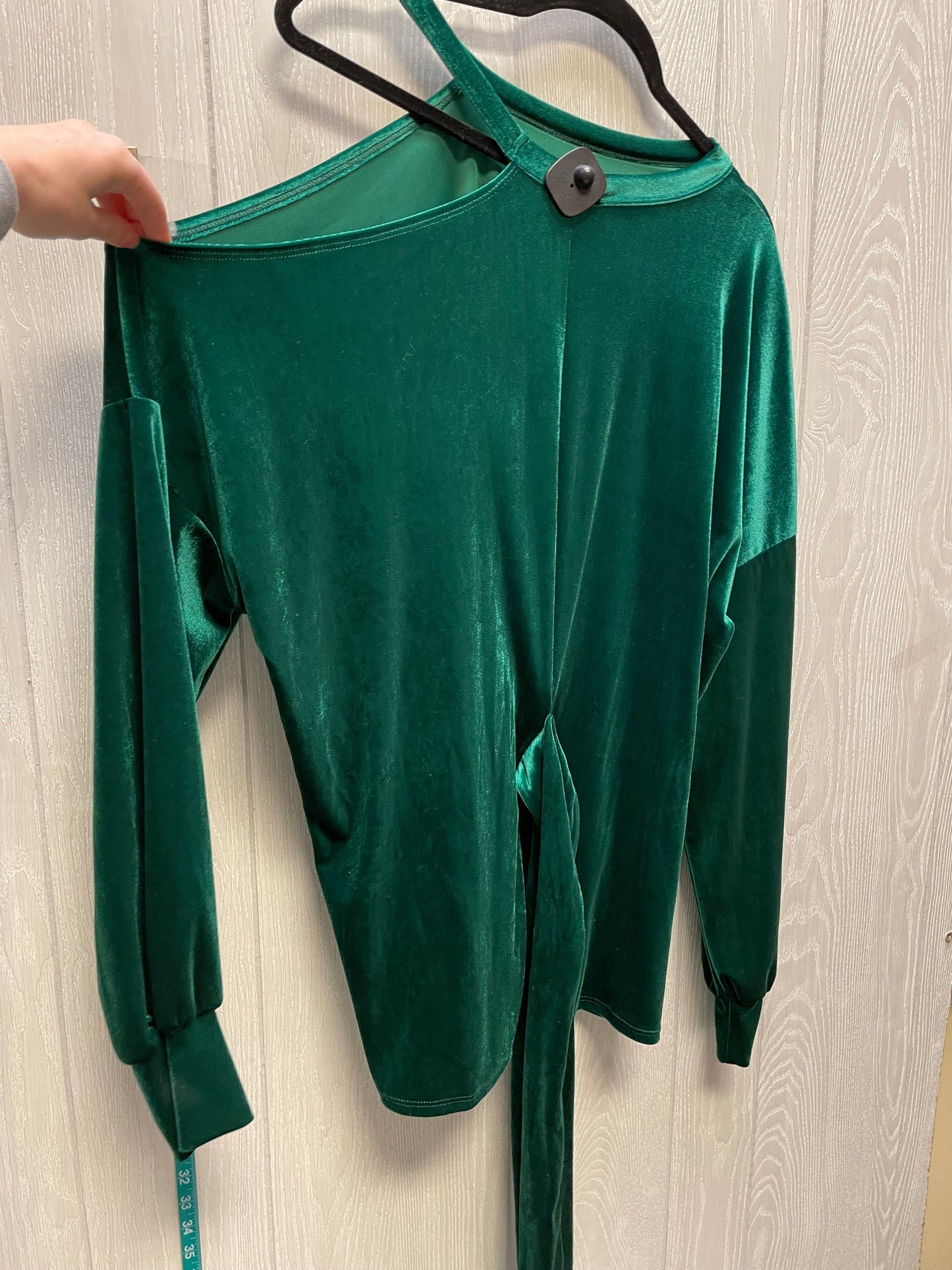 Top Long Sleeve By Fashion Nova In Green, Size: 2x