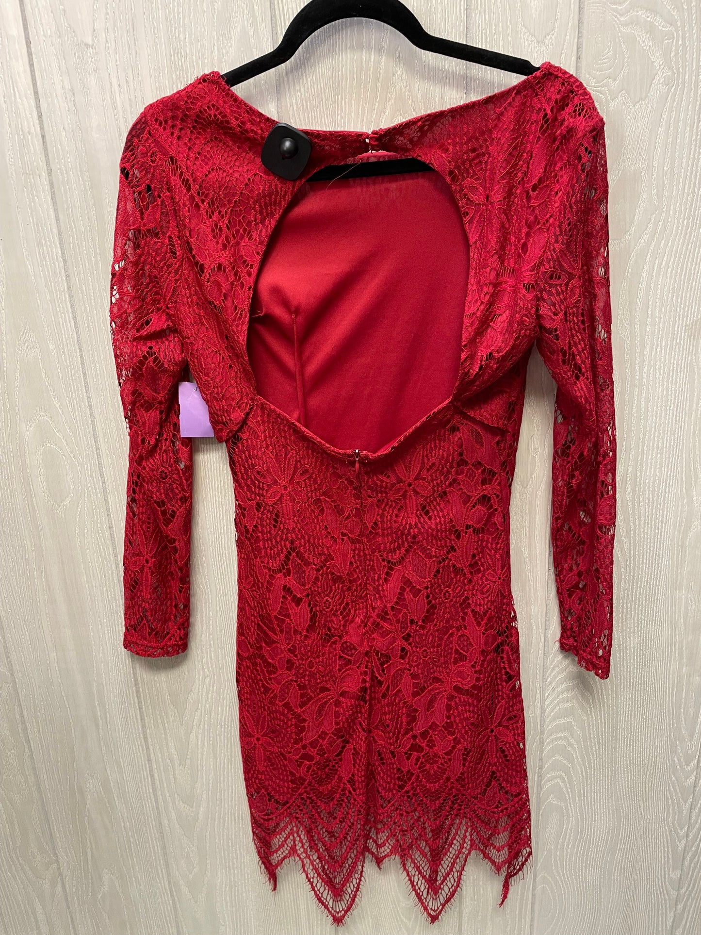 Dress Casual Midi By She + Sky In Red, Size: S