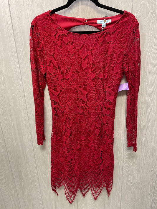 Dress Casual Midi By She + Sky In Red, Size: S