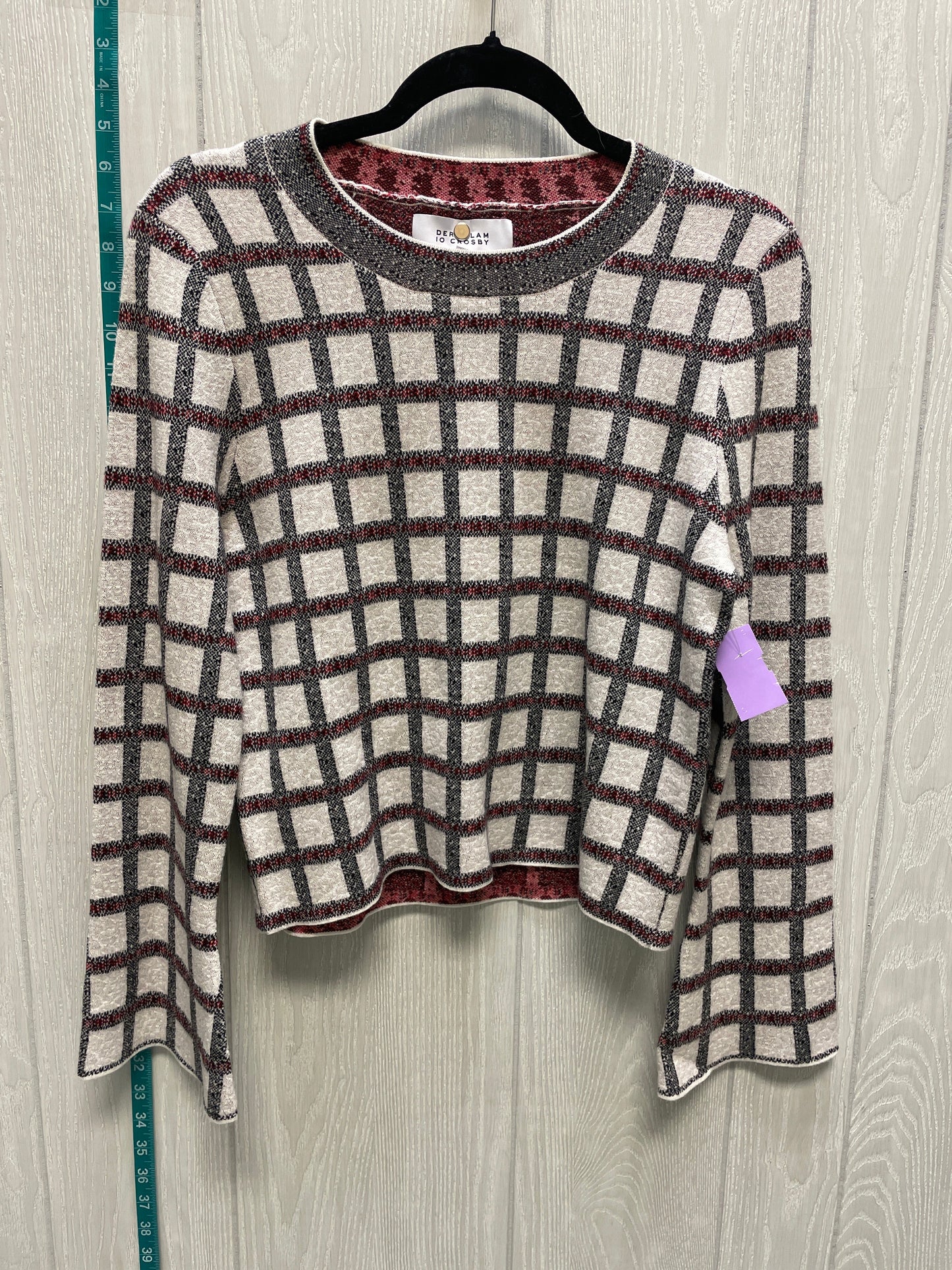 Plaid Pattern Sweater Derek Lam, Size L