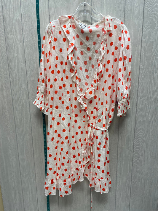 Polkadot Pattern Dress Casual Short Target-designer, Size 3x
