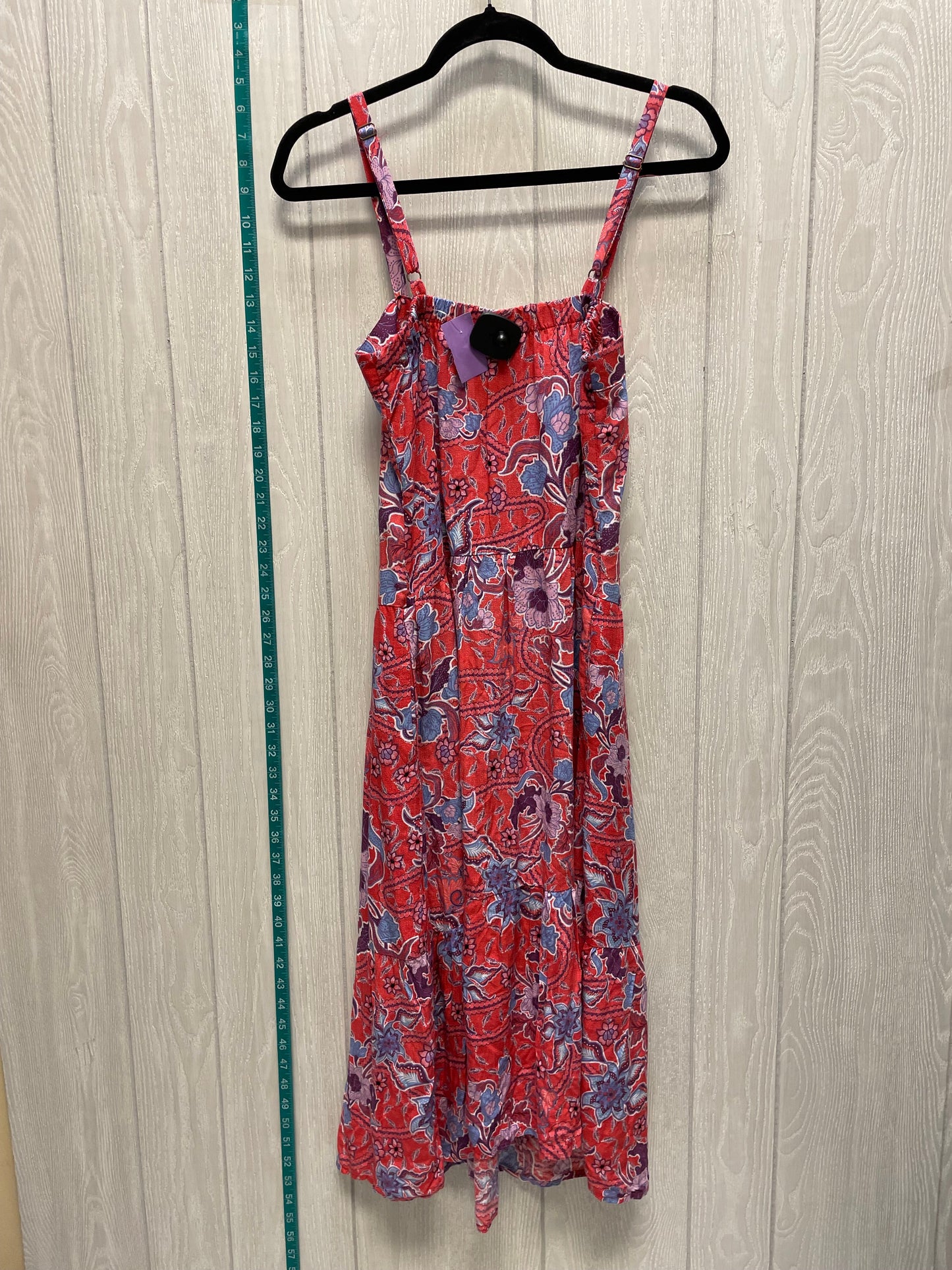 Floral Print Dress Casual Midi Knox Rose, Size Xs