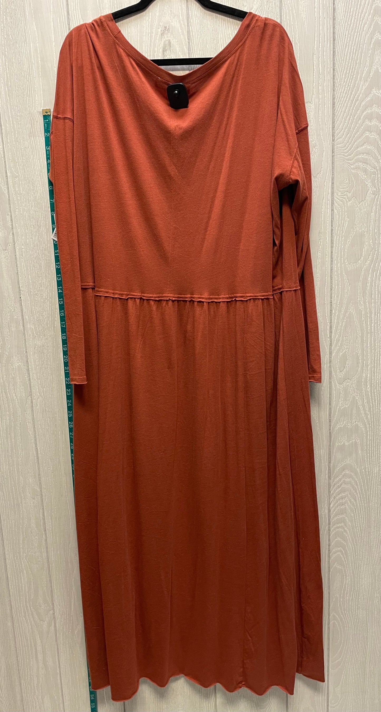 Dress Casual Maxi By Free People In Brown, Size: Xl