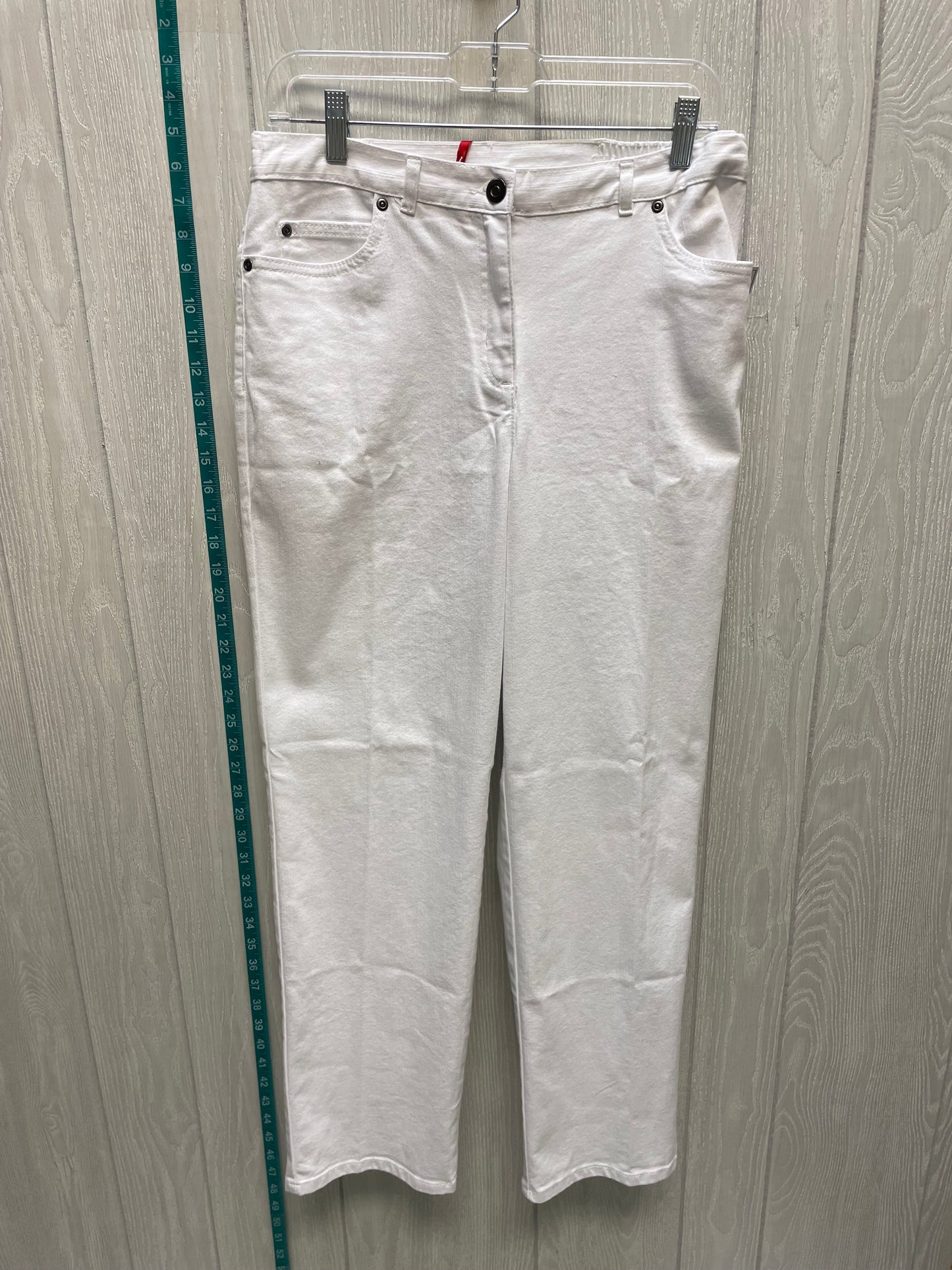 White Jeans Straight Ruby Rd, Size 8