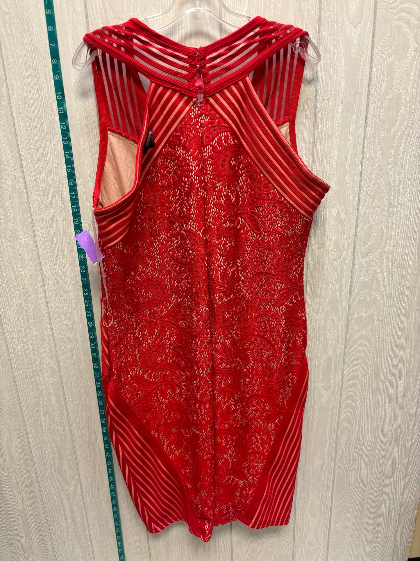 Red Dress Party Midi Ashley Stewart, Size 1x