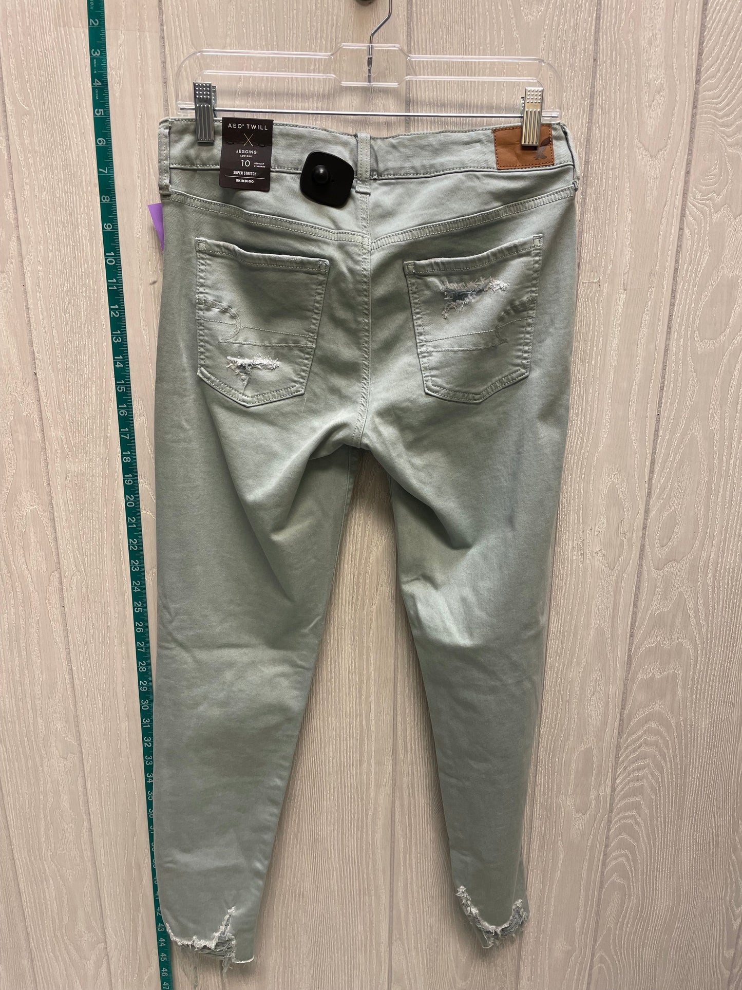 Green Jeans Skinny American Eagle, Size 10