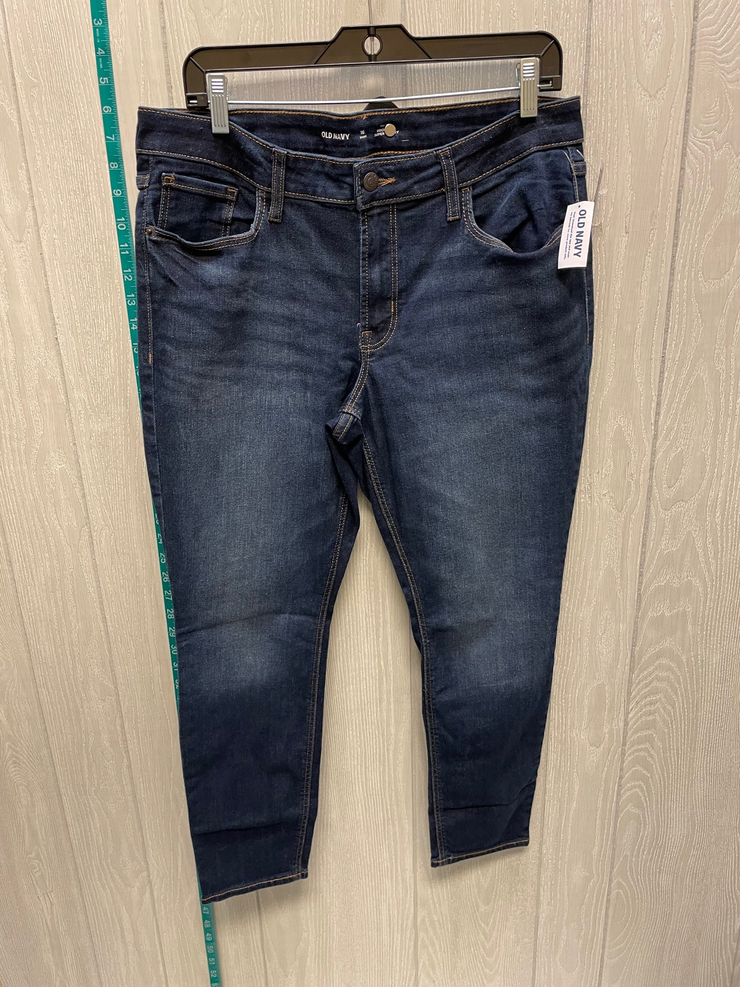 Blue Denim Jeans Skinny Old Navy, Size 16