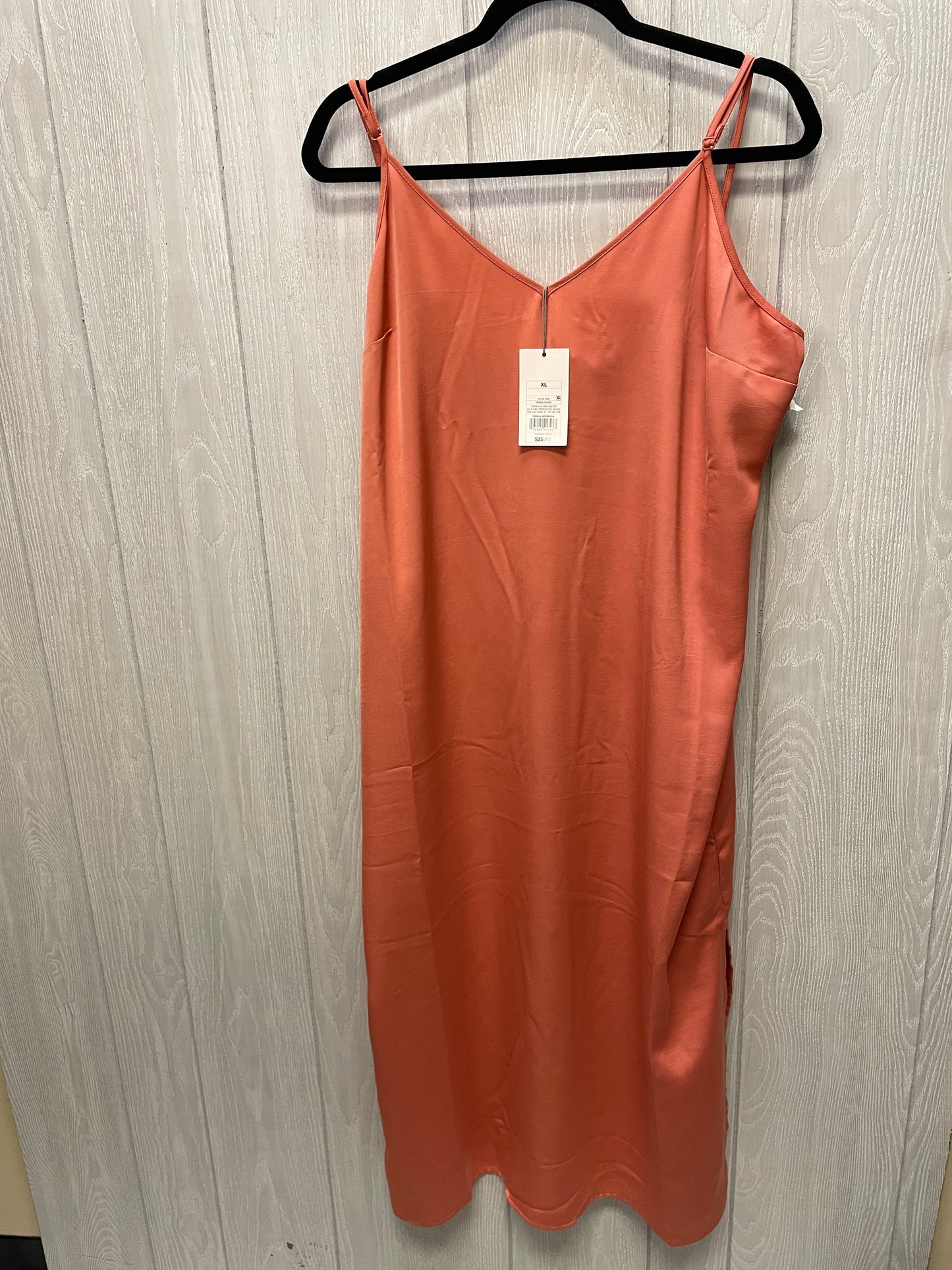 Dress Casual Midi By A New Day In Orange, Size: Xl