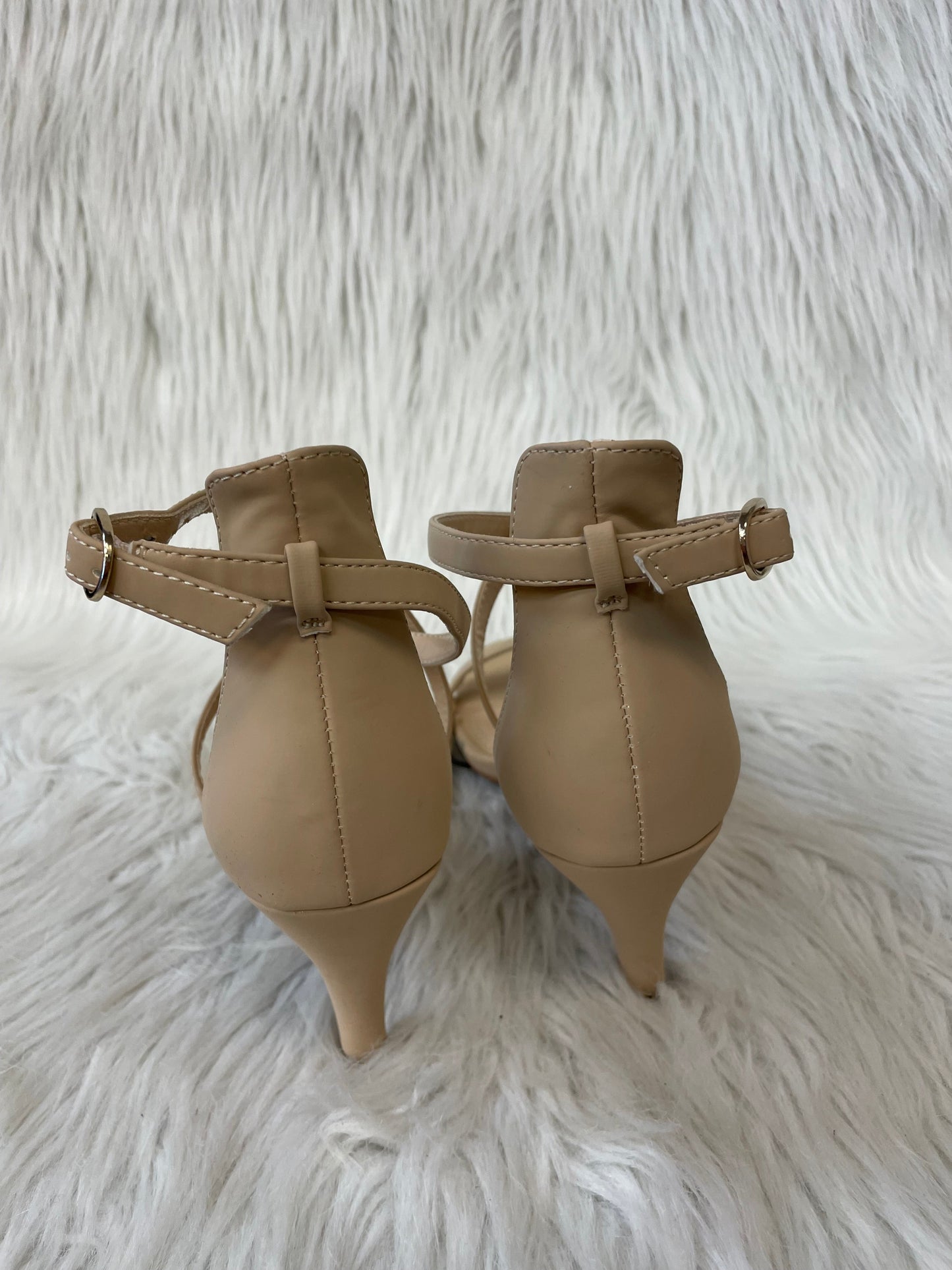 Sandals Heels Stiletto By Cmf In Tan, Size: 6.5