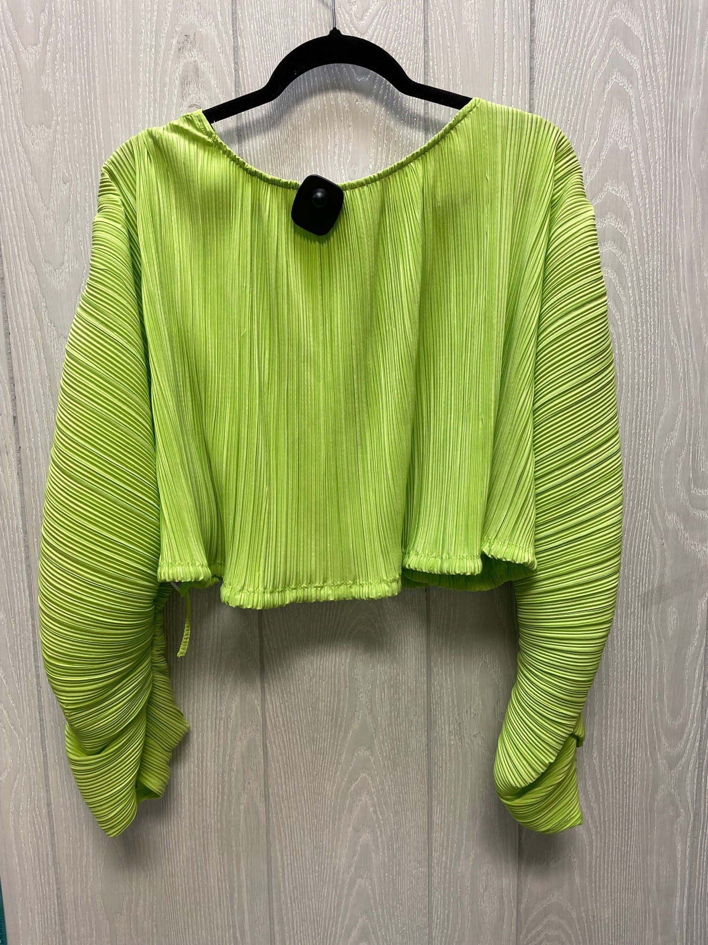 Top Long Sleeve By Target-designer In Green, Size: L