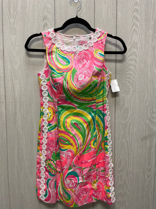 Dress Casual Short By Lilly Pulitzer In Floral Print, Size: Xs