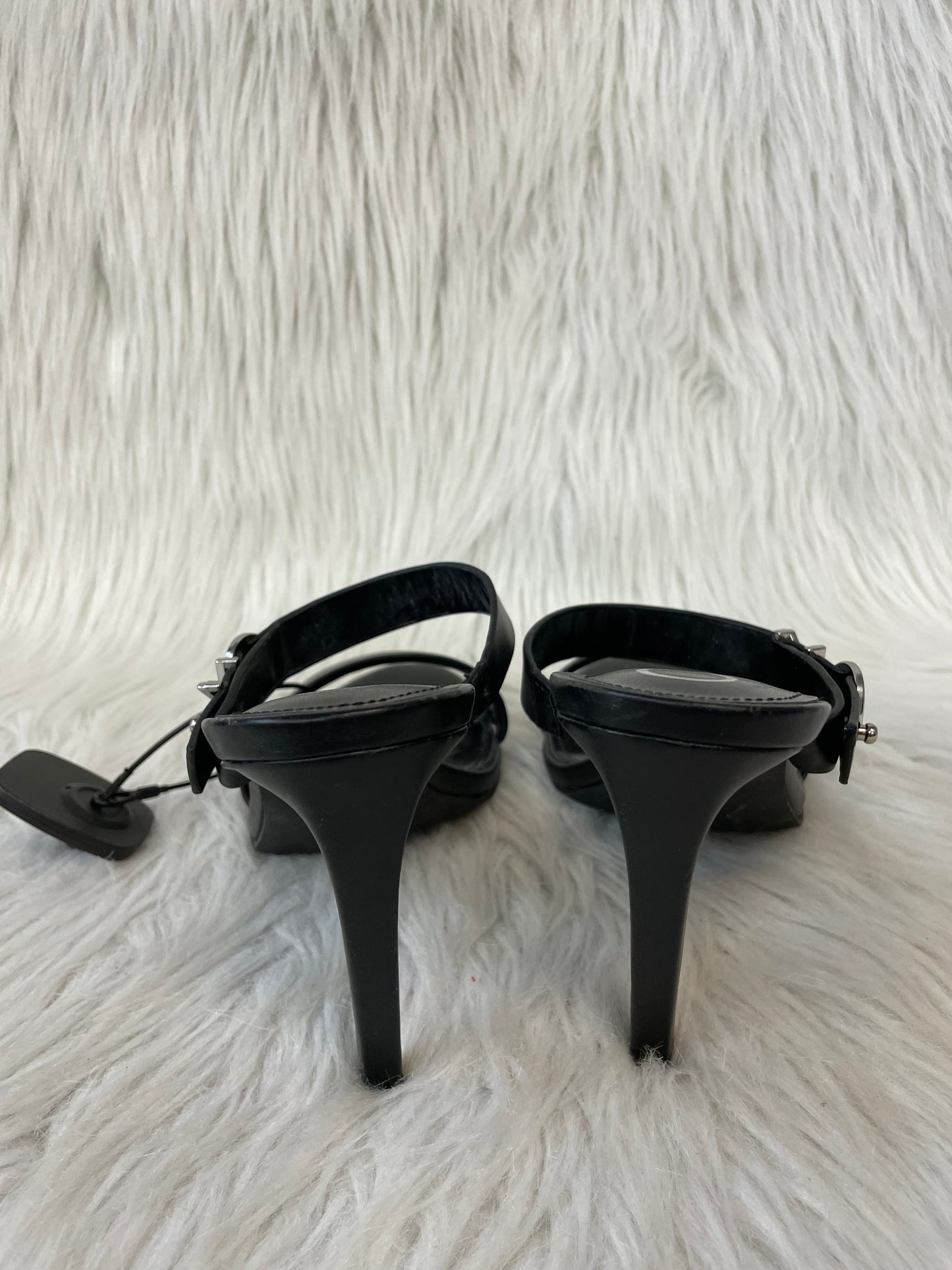 Sandals Heels Stiletto By Calvin Klein In Black, Size: 6.5