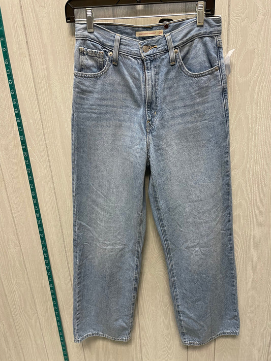 Jeans Straight By Levis In Blue Denim, Size: 2