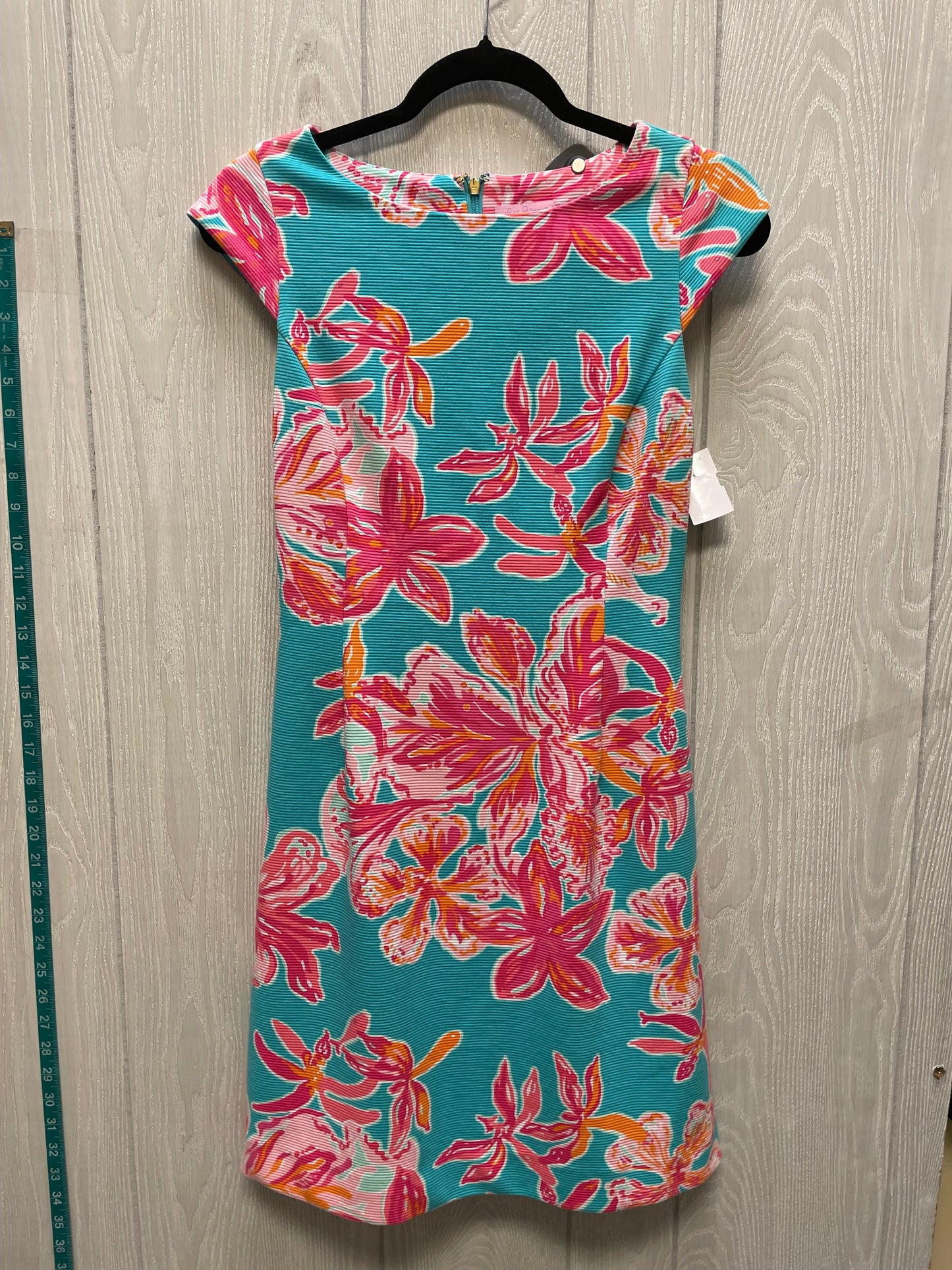 Dress Casual Midi By Lilly Pulitzer In Geometric Pattern, Size: S