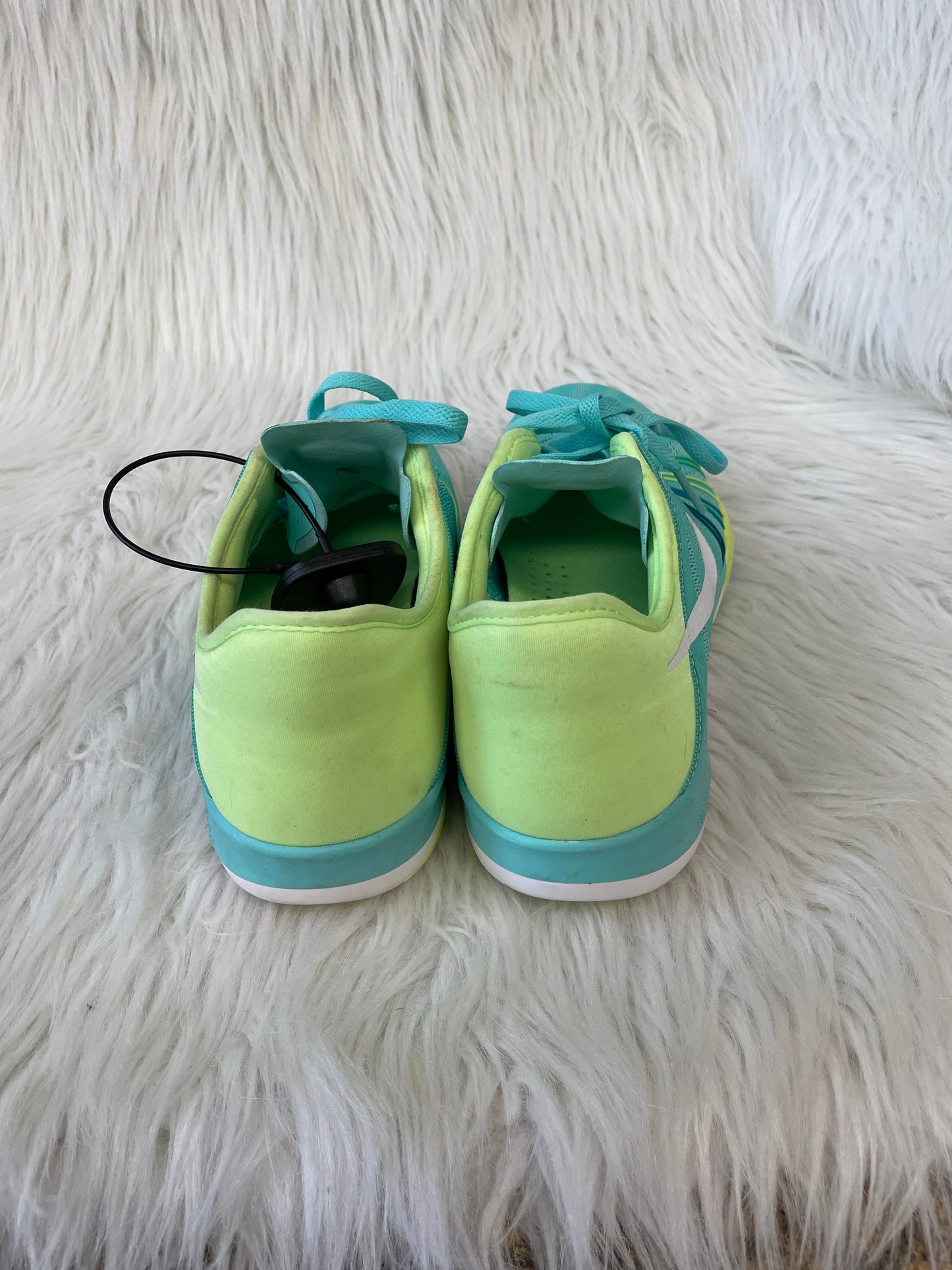 Shoes Athletic By Nike In Blue & Green, Size: 8