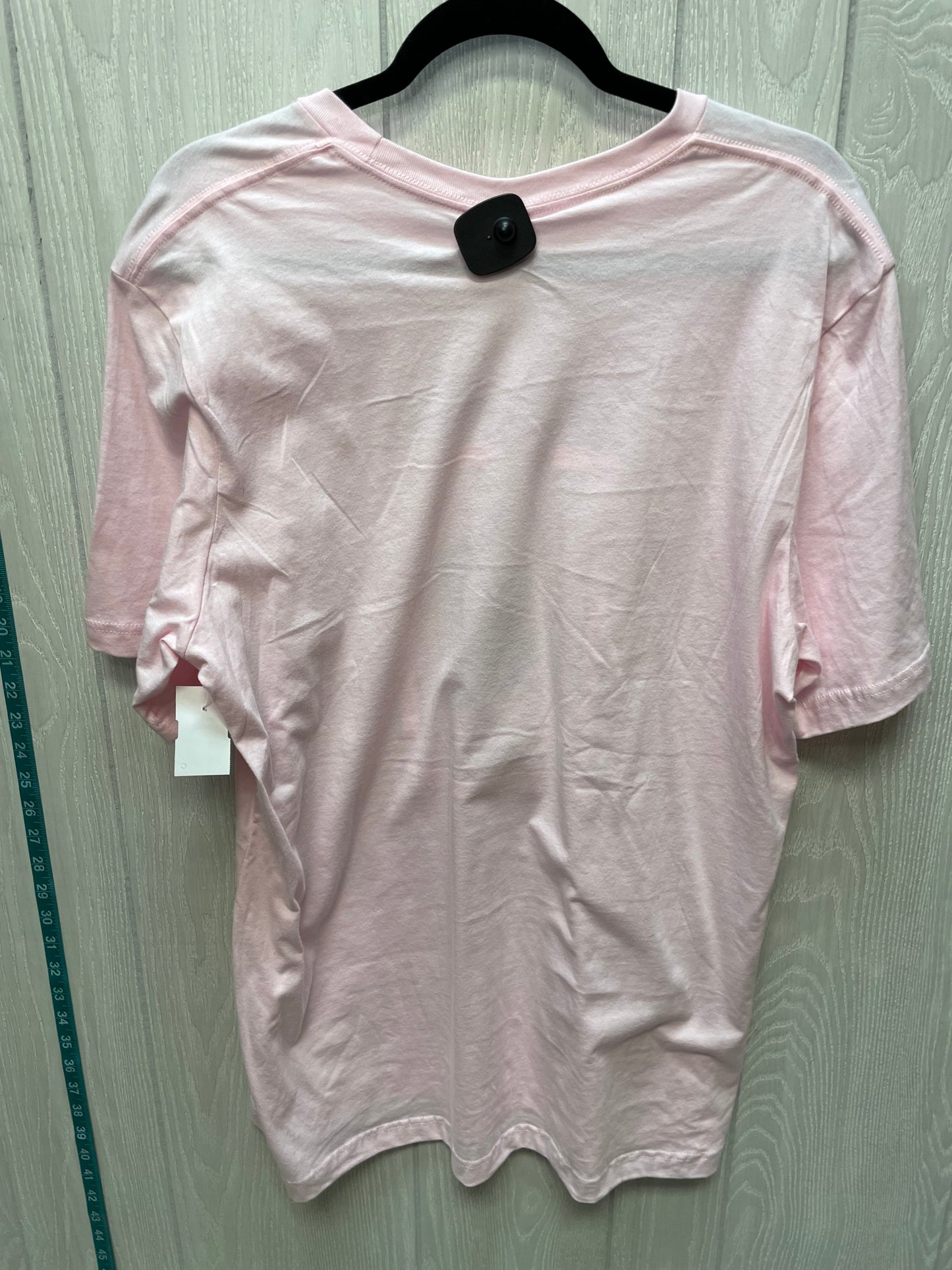 Top Short Sleeve Basic By Bella Canvas In Pink, Size: Xl